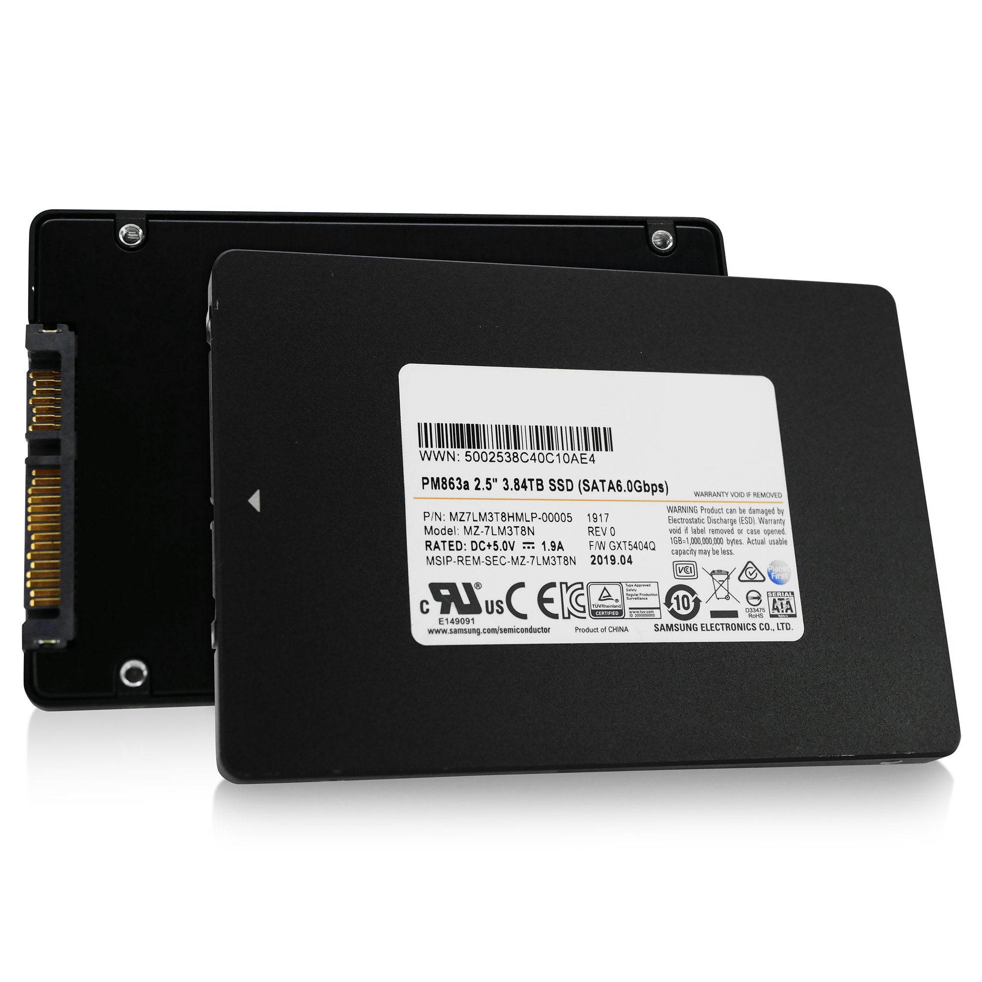 Samsung PM863a MZ-7LM3T8HMLP 3.84TB SATA 6Gb/s 2.5" SSD