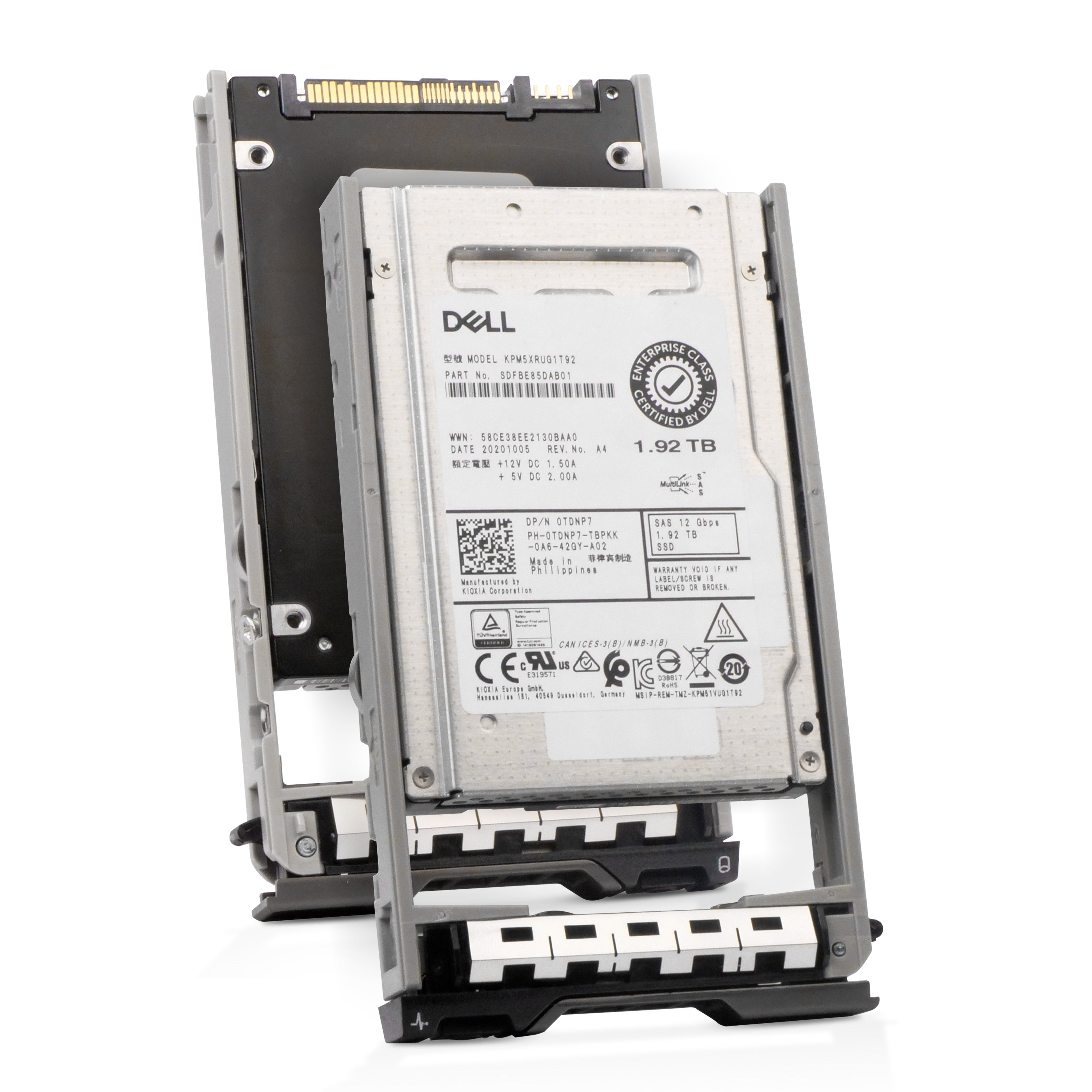 Dell G13 0TDNP7 1.92TB 1 DWPD SAS 12Gb/s Read Intensive 3D TLC 2.5in Solid State Drive