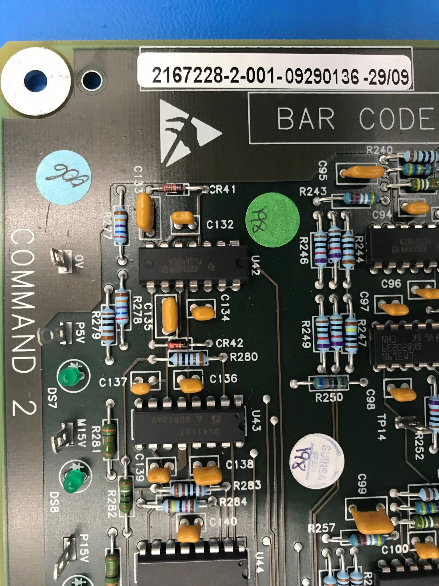 Command 2 BOARD (2167228-2-001/5398973 GE Advantx