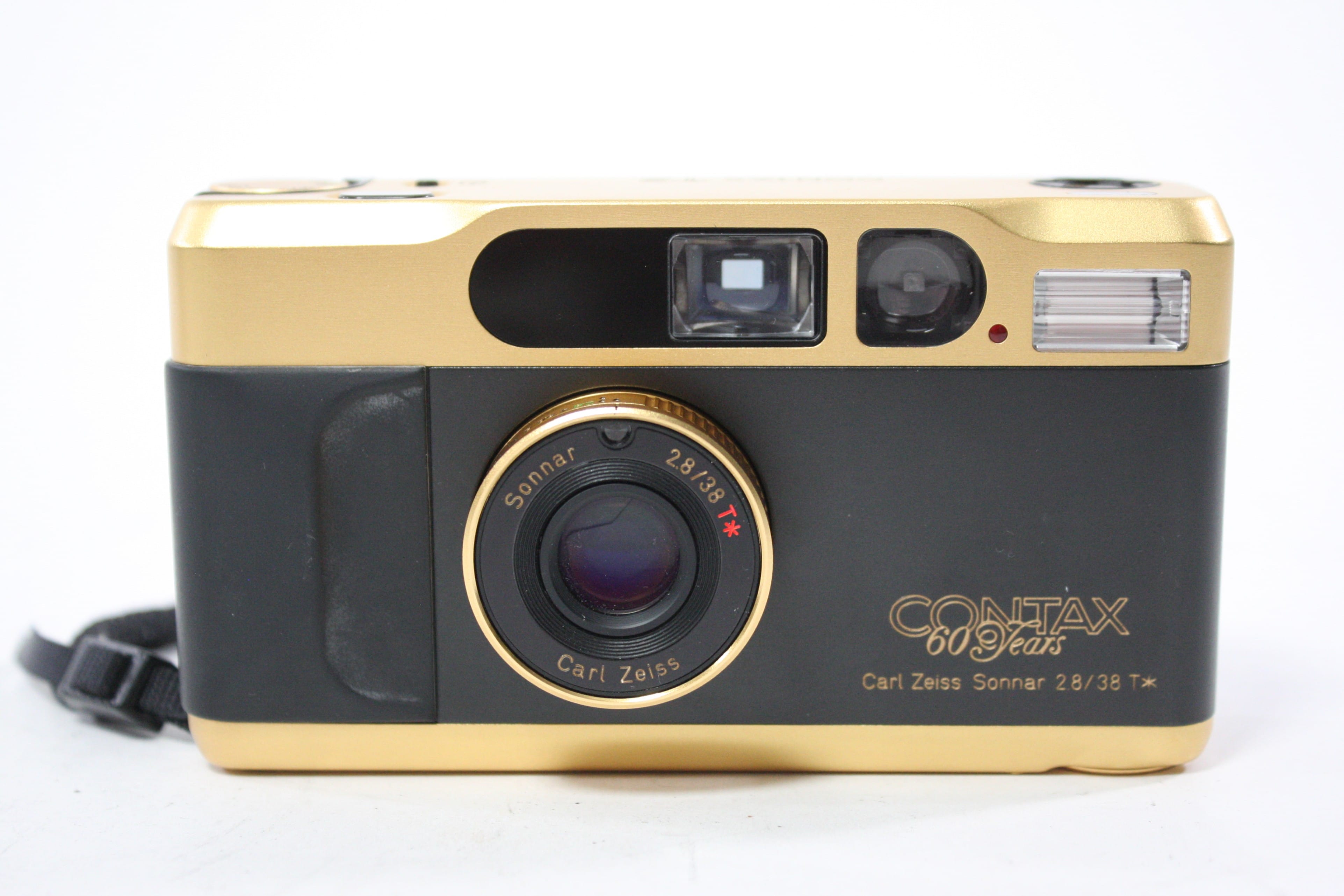 Contax T2 35mm Point and Shoot Camera (Gold, 60th Anniversary Edition)