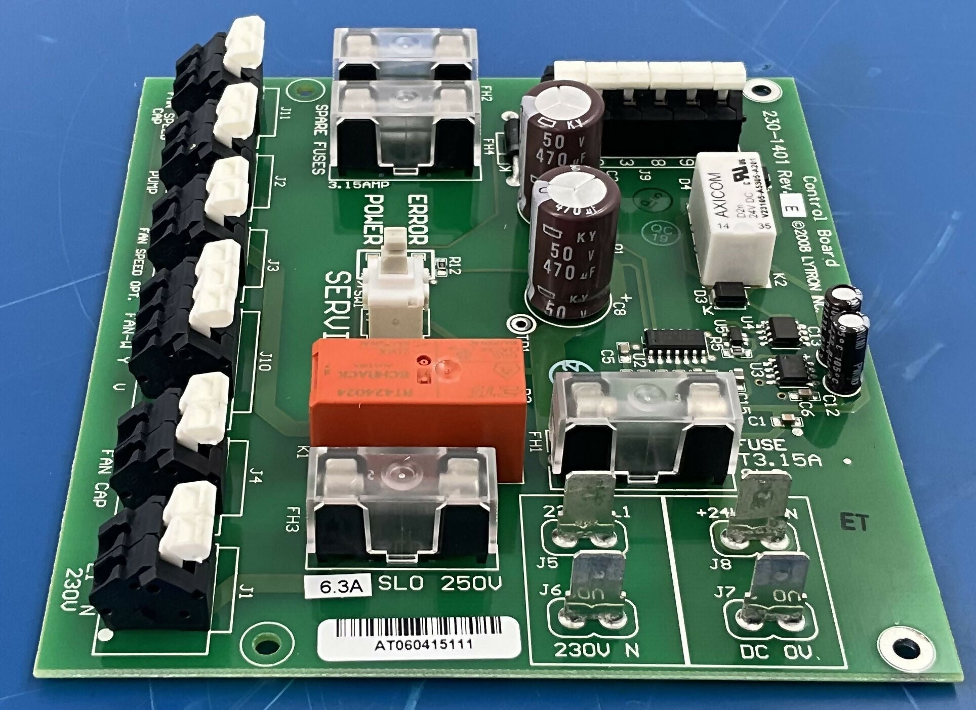 CONTROL BOARD (230-1401 REV E) PHILIPS