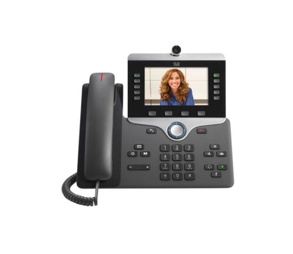 CP-8865NR-K9 - Cisco 8865NR 5-Lines Dual-Ports Ethernet 5-inch LCD Video IP Phone