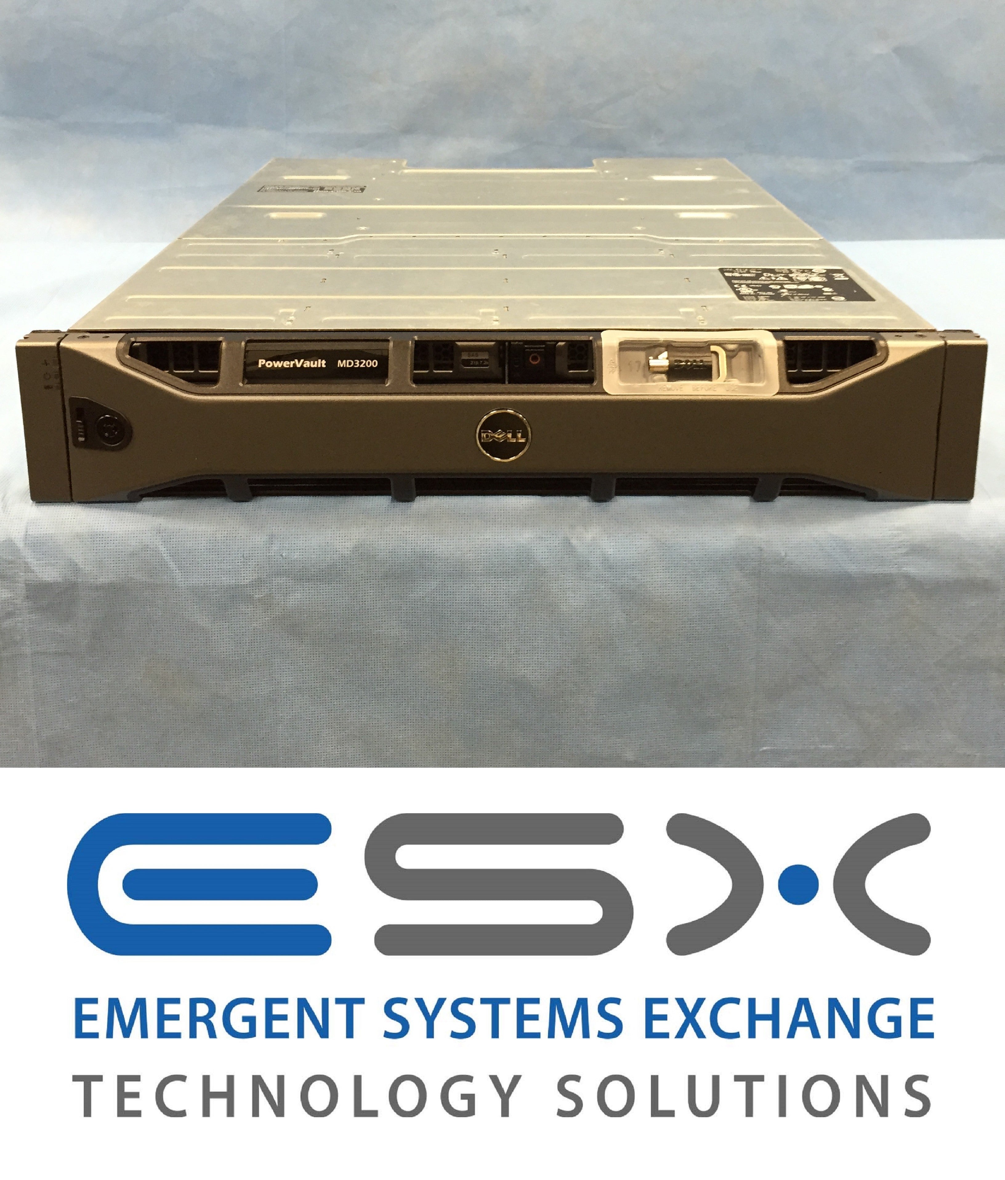 Dell PowerVault MD3200i w/ 12x 600GB 15k SAS HDD Dual PSU Dual EMM