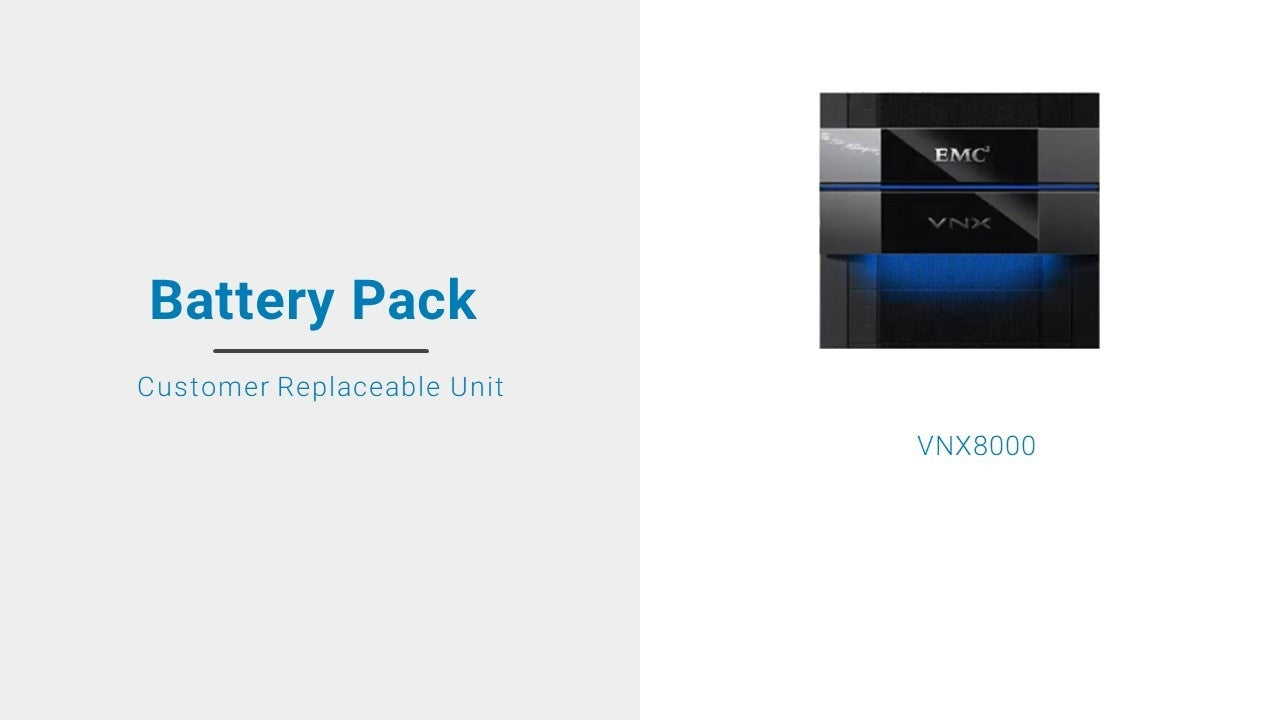 How to replace a VNX8000 Battery Pack