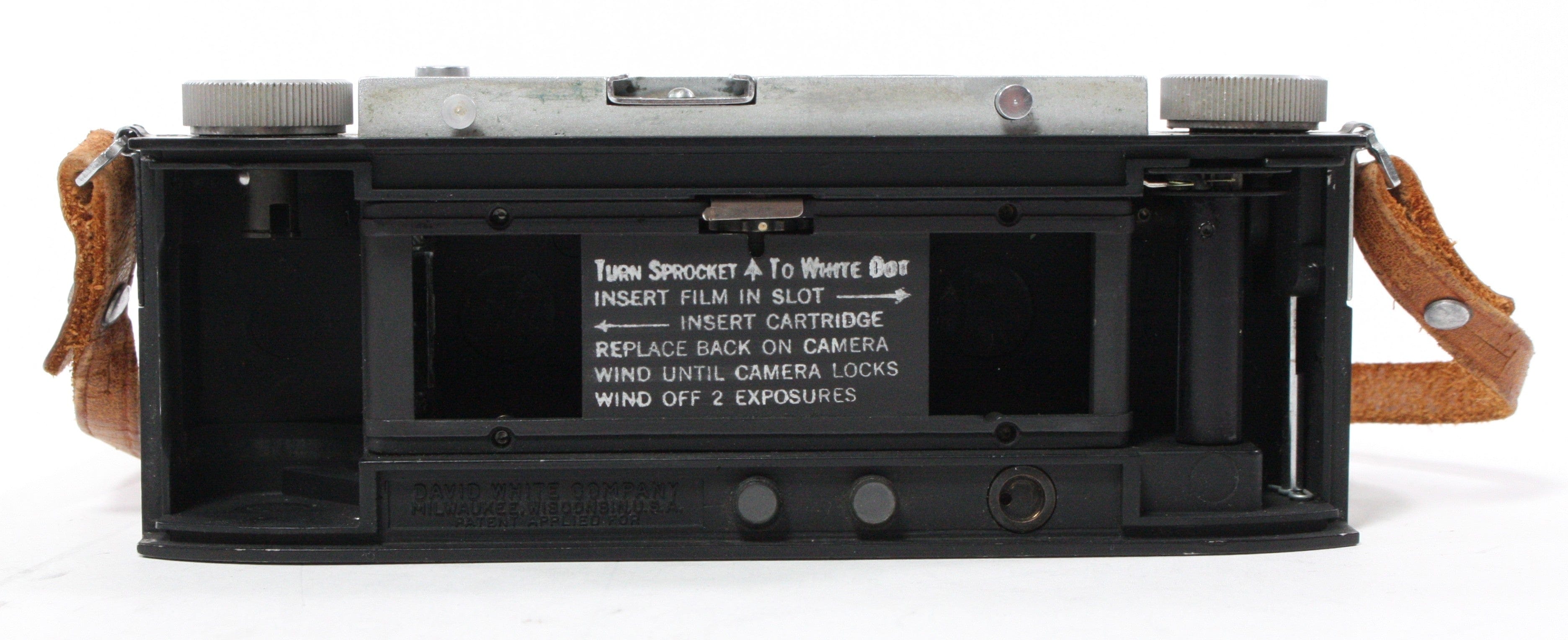 David White Stereo Realist Camera with Case/Flash