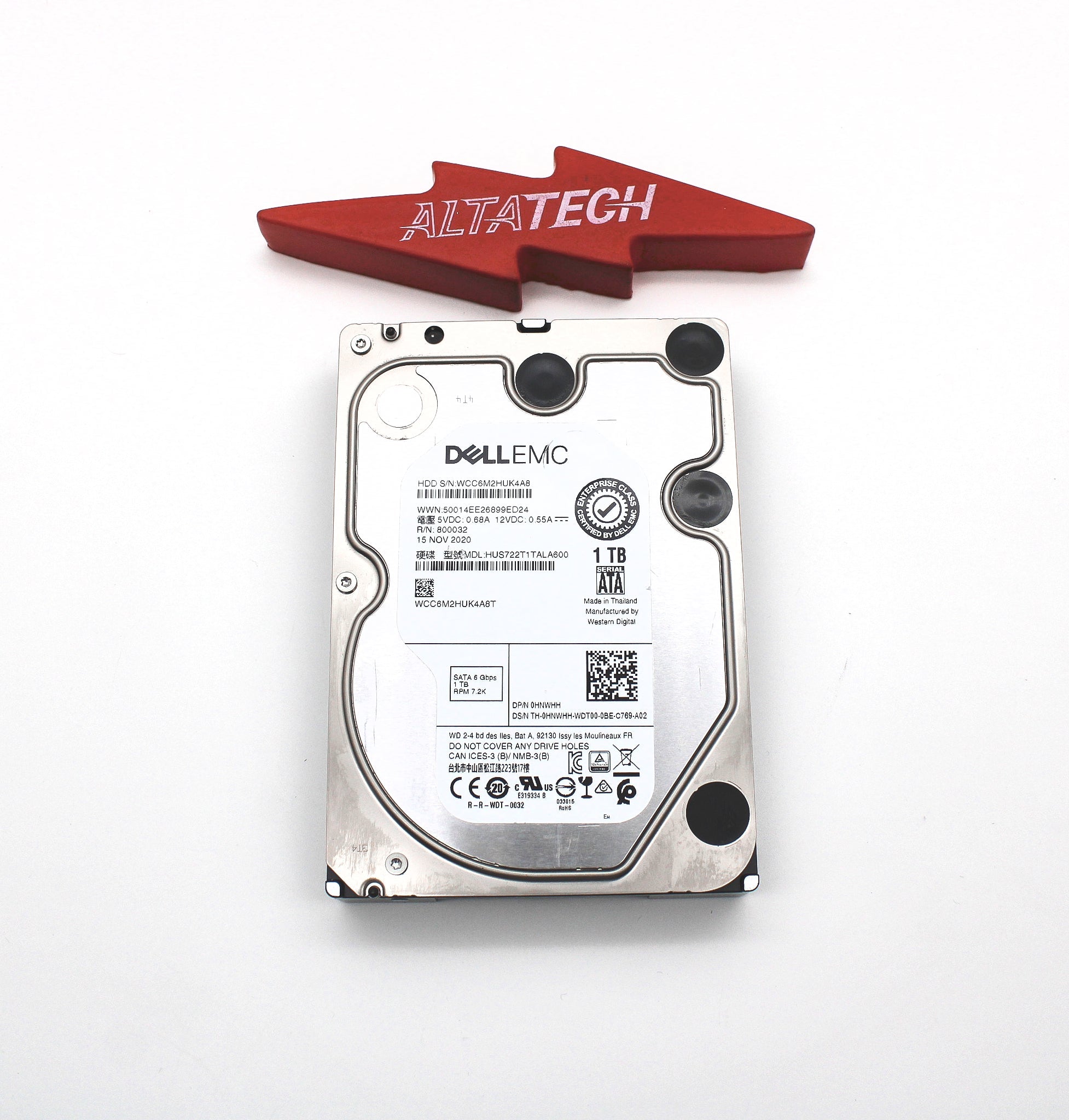 Dell 0HNWHH 1TB 7.2K SATA 3.5 6G EP HUS722T1TAL
