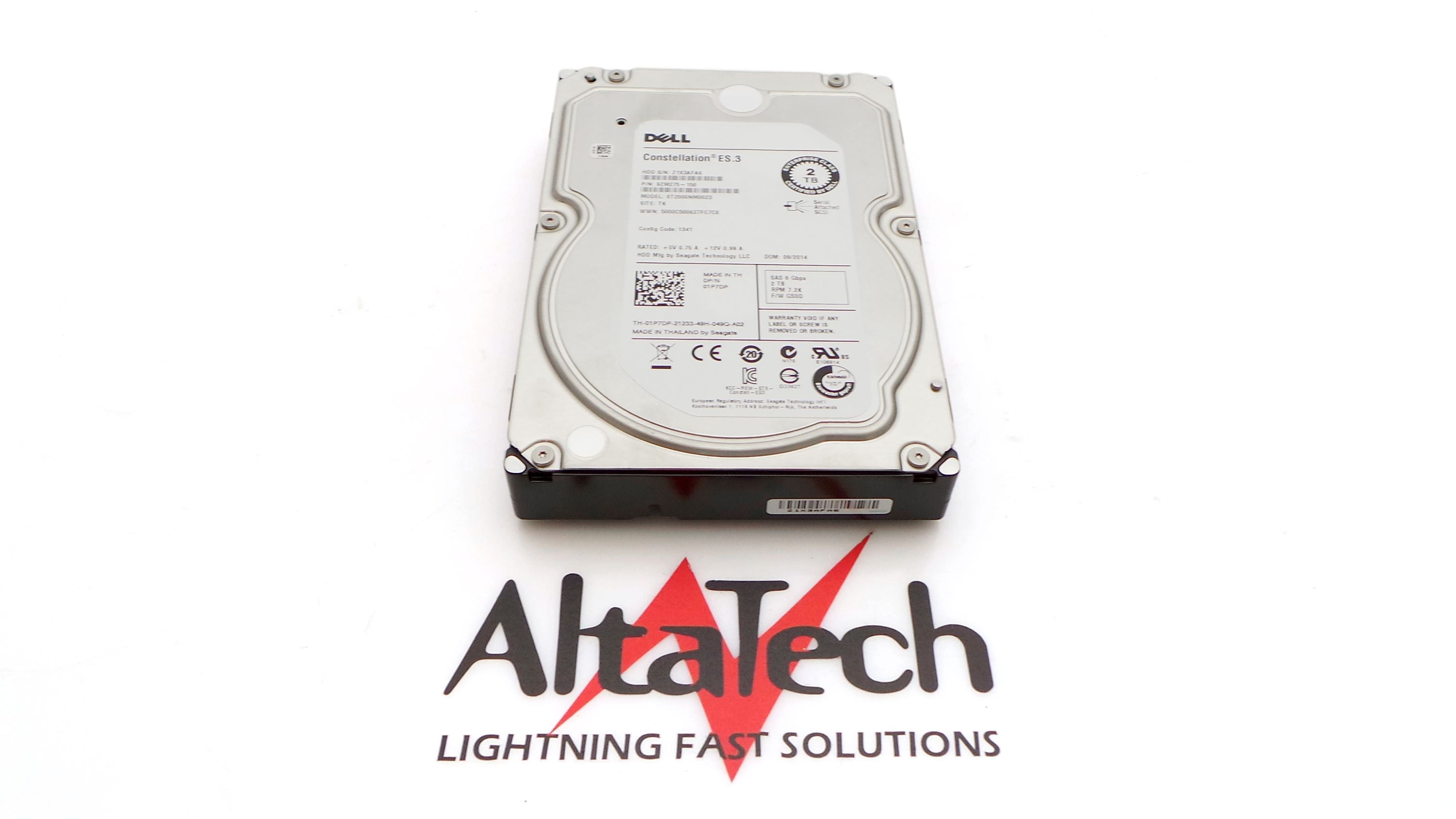 Dell 1P7DP 2TB 7.2K SAS 3.5" 6G