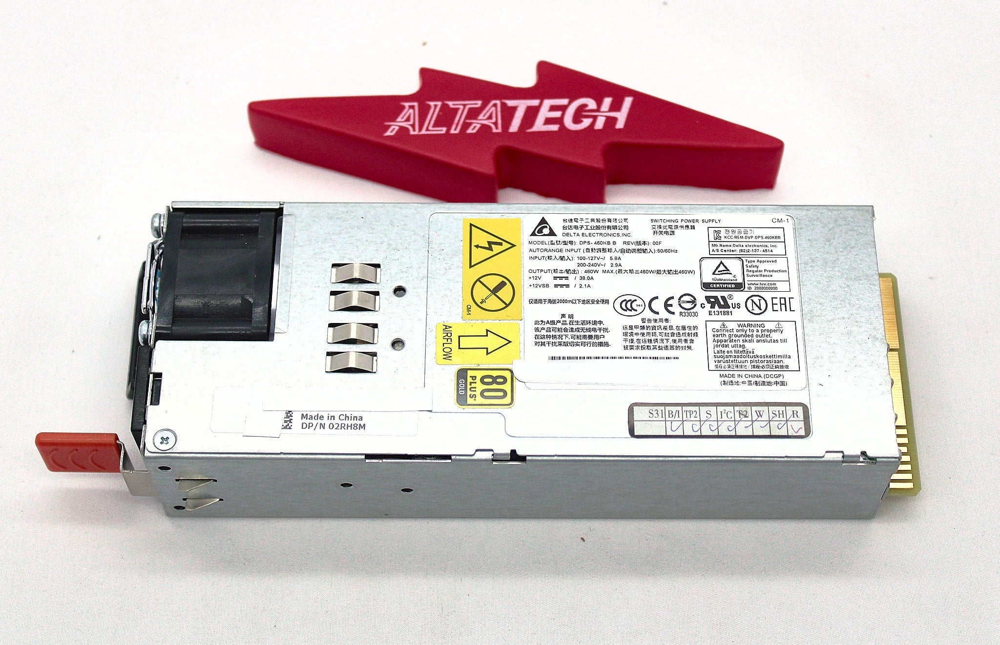 Dell 2RH8M 460W POWER SUPPLY (RF) DPS-460KB R S4128/S4048