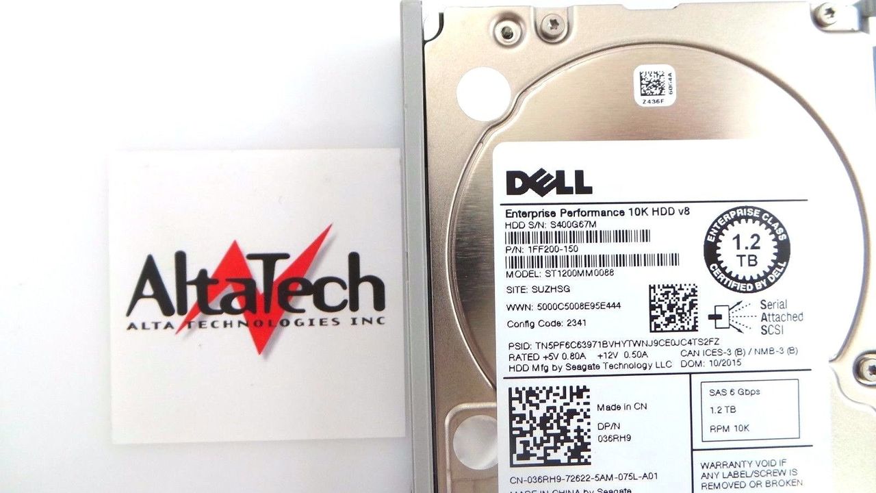 Dell 400-AAHO 1.2TB 10K SAS 2.5 6G