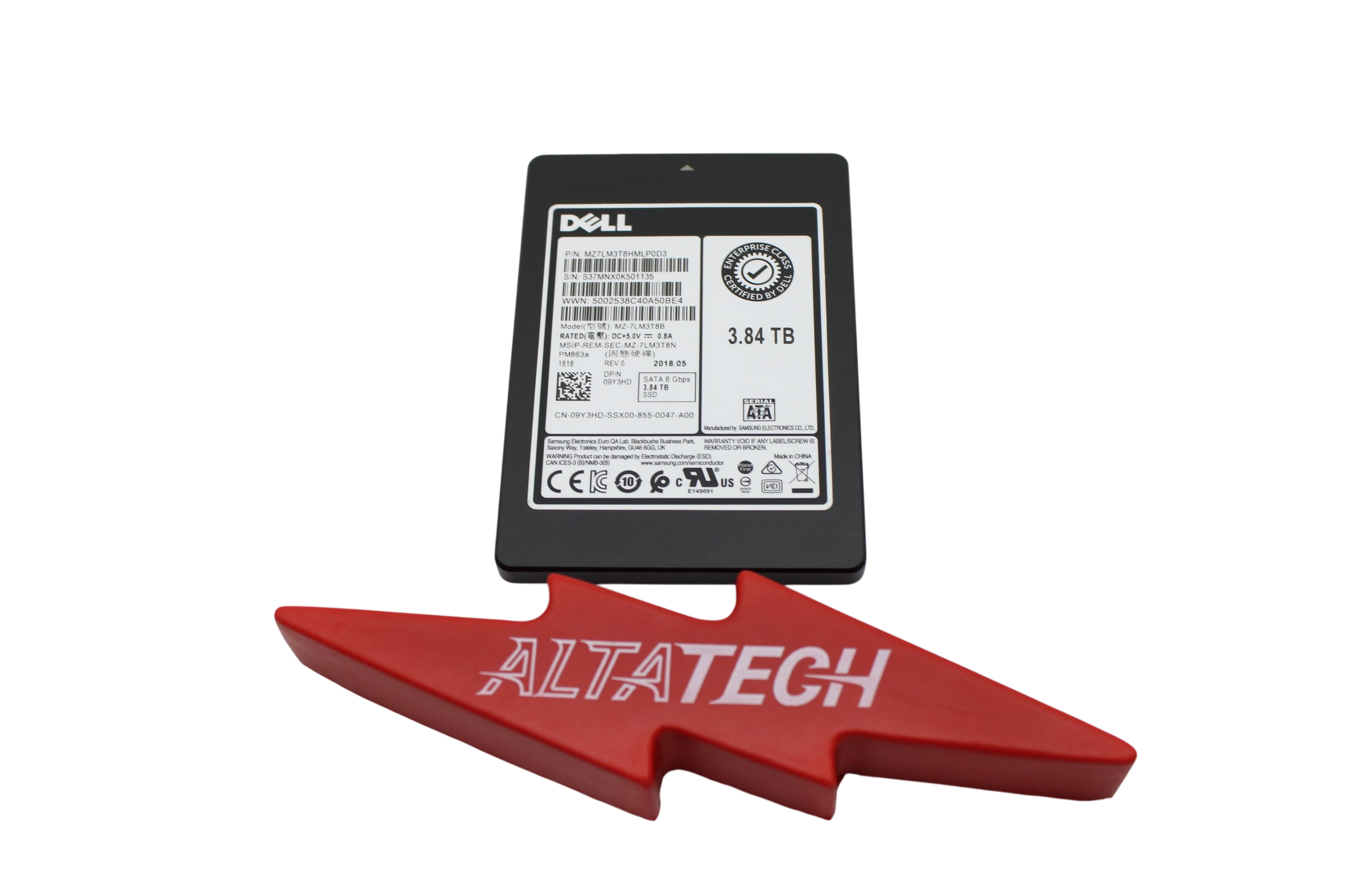 Dell 400-ASGL 3.84TB SSD SATA 2.5 6G RI