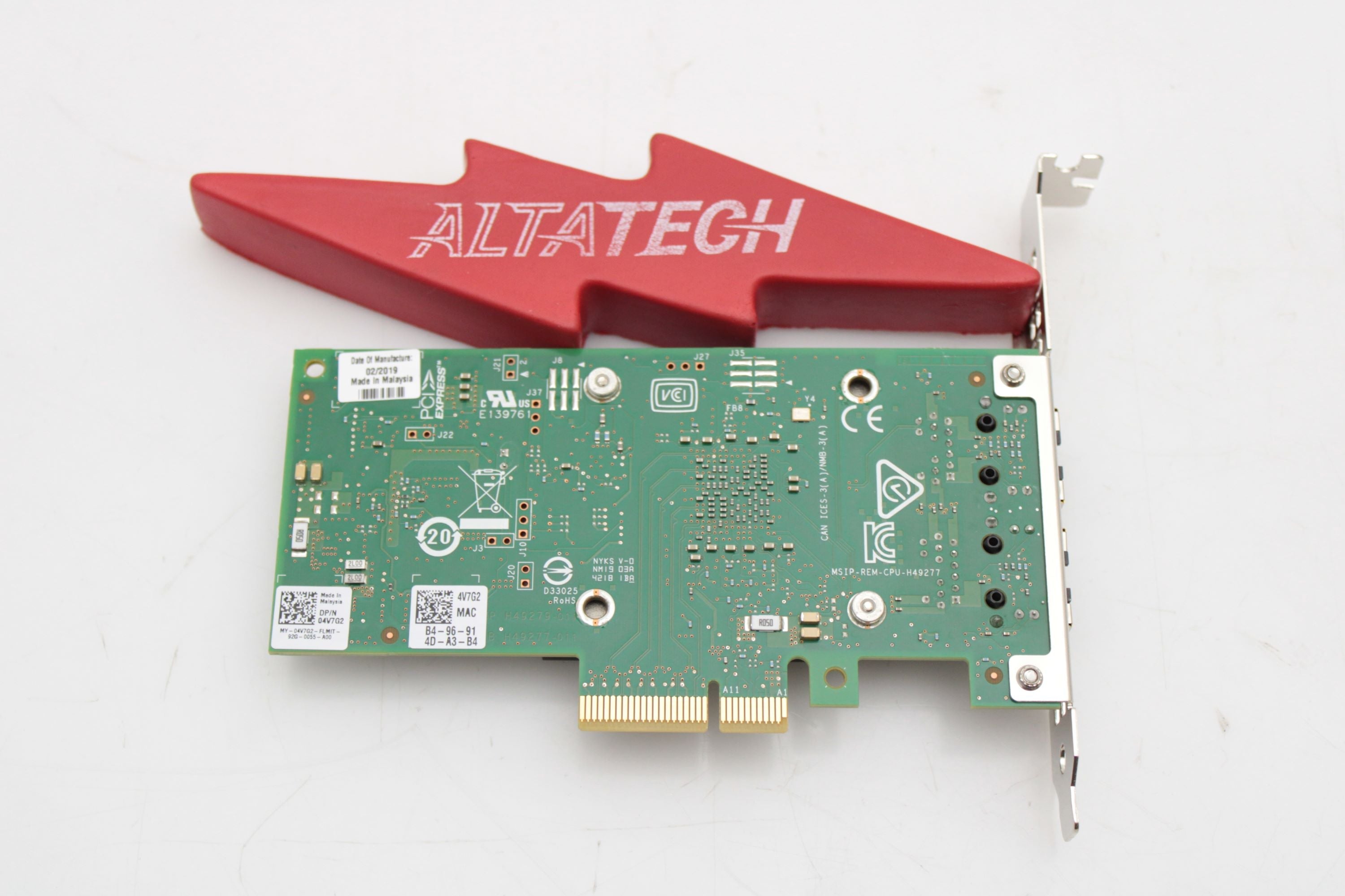 Dell 540-BBRO Intel X550-T2 10G DP PCI-E FH