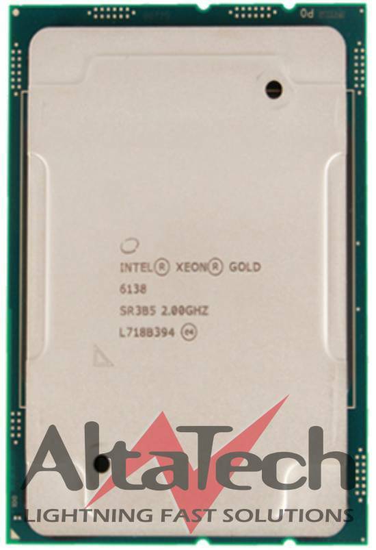 Dell 5R52V Dell 5R52V Xeon Gold 6138 20-Core 2.0GHz Processor w/ The