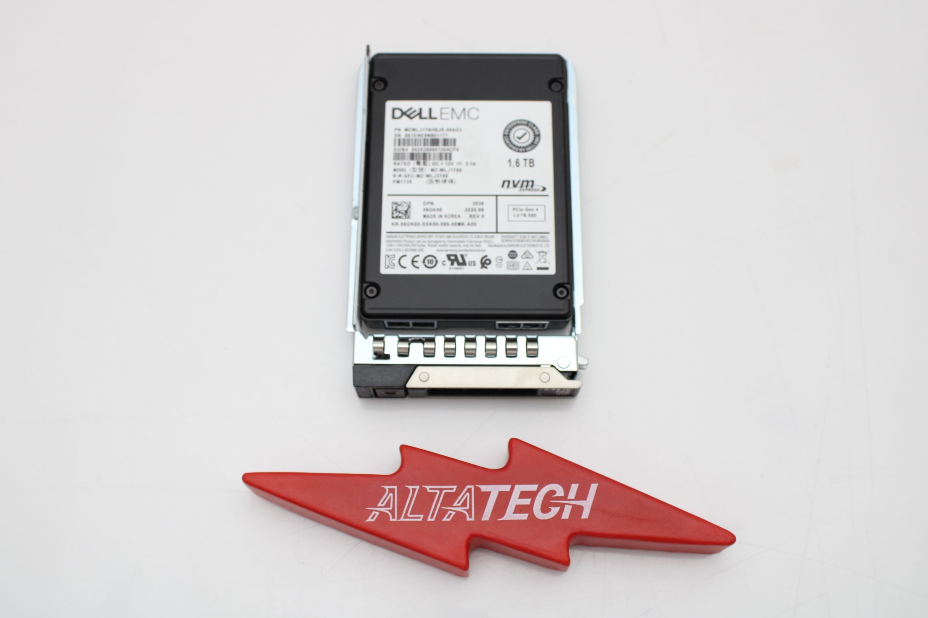 Dell 6GK00 1.6TB SSD U.2 NVME MU GEN4