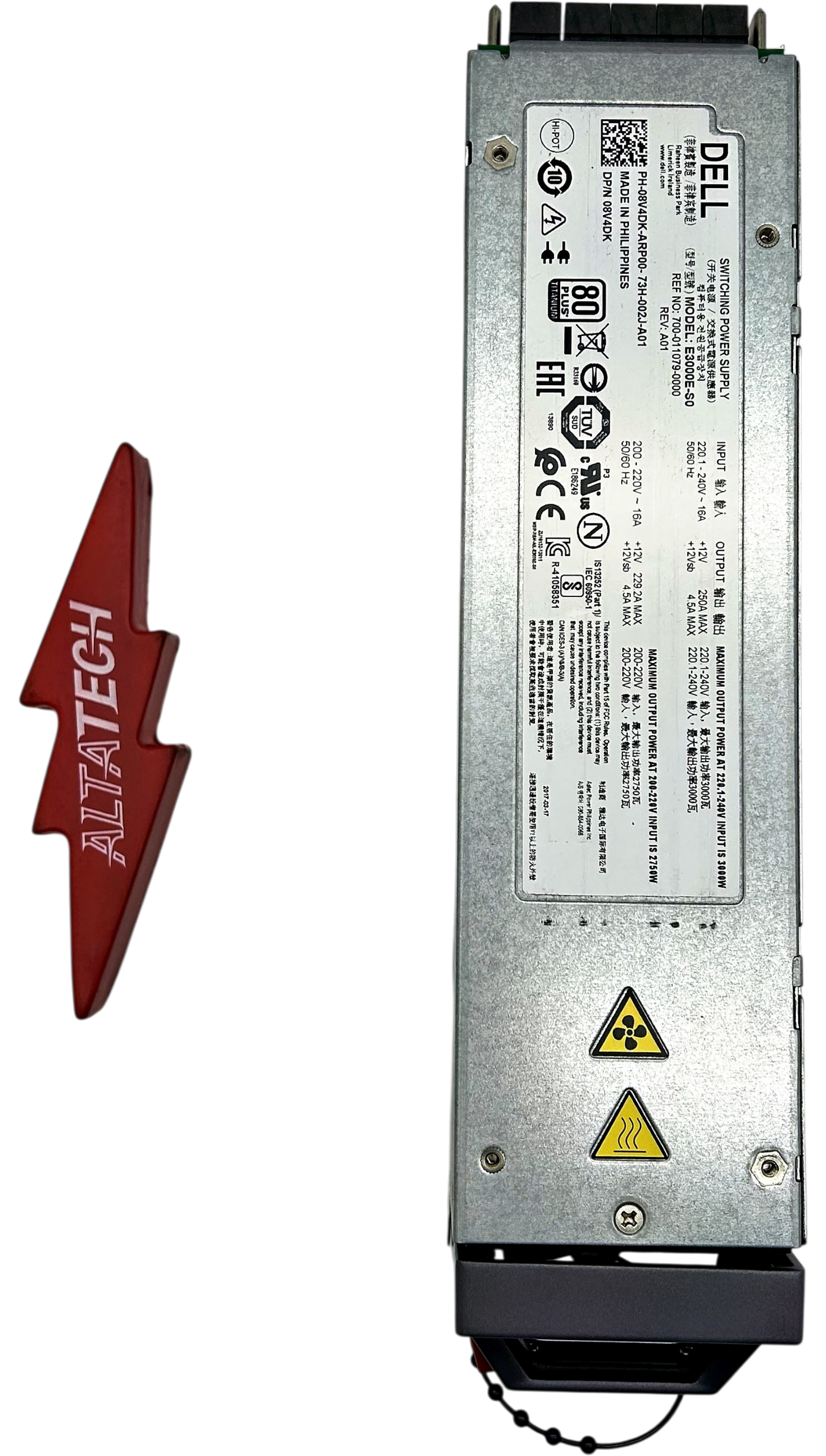 Dell 8V4DK 3000W POWER SUPPLY ASTEC M1000E