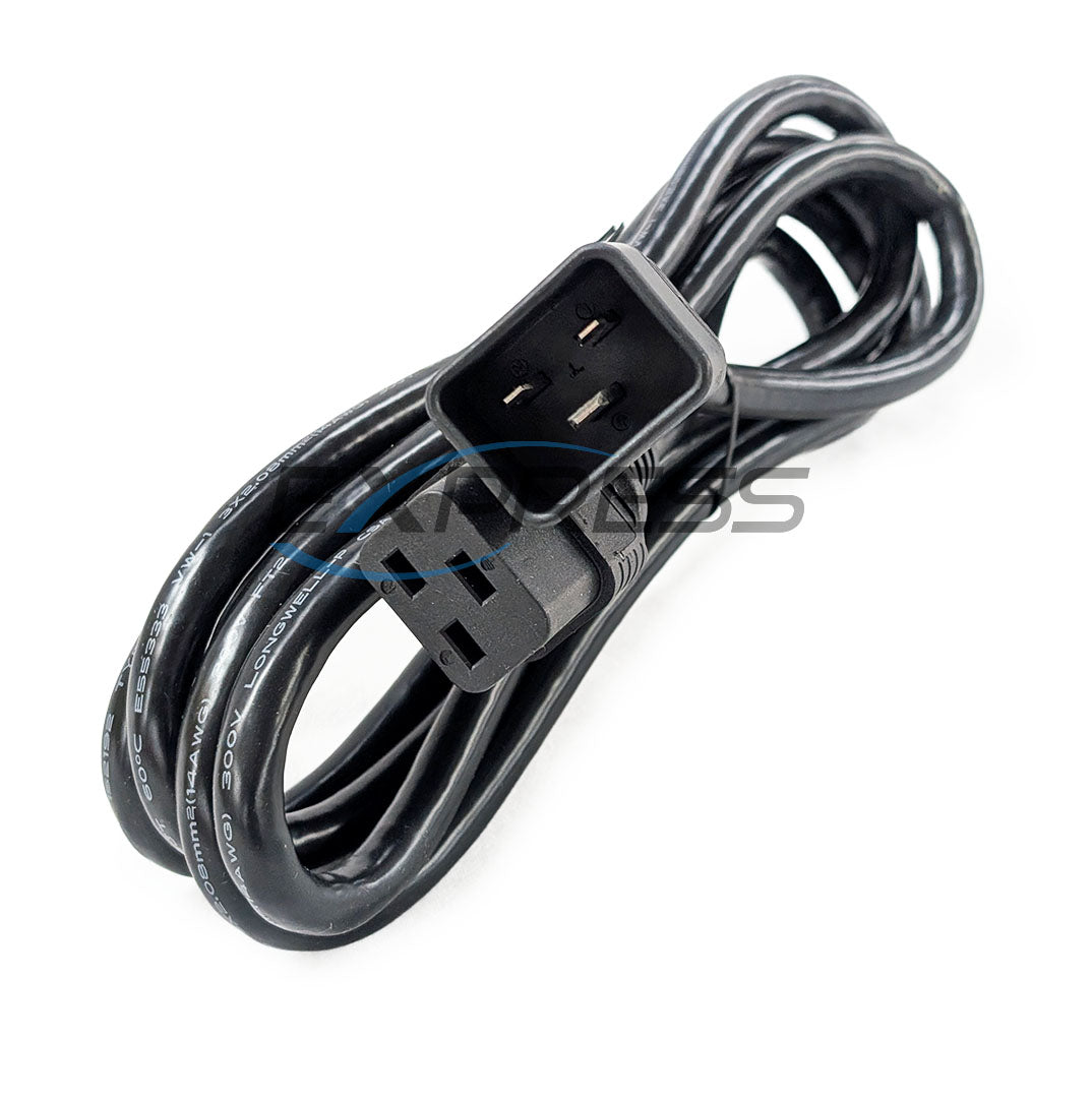 C19 to C20 6FT 20AMP Power CableC20 6FT 20AMP Power Cable | 29-1228-20 | 29-1228-20C19