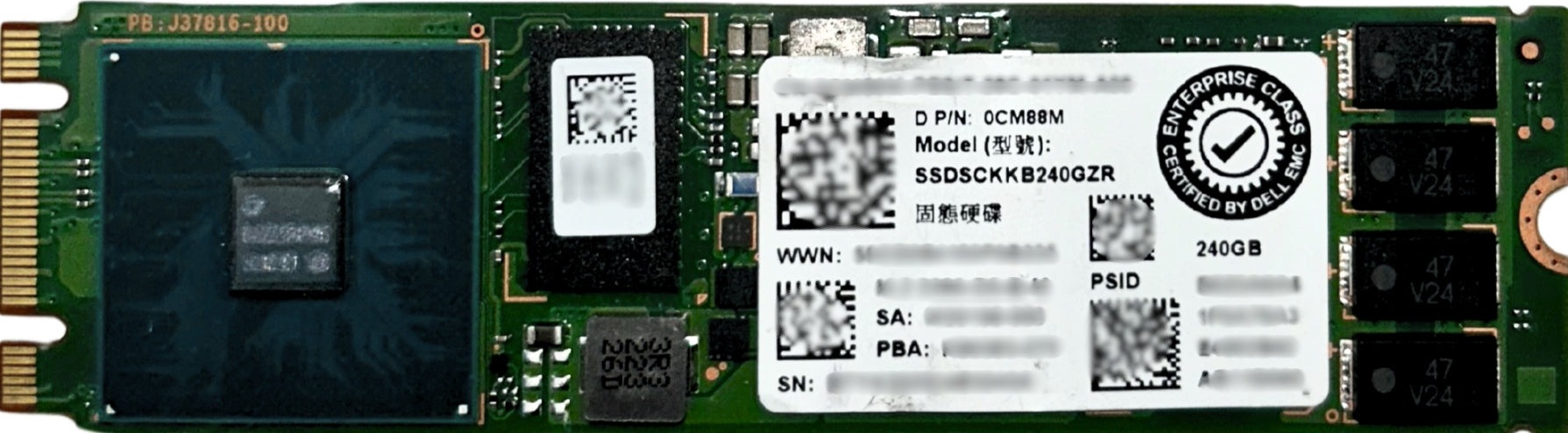 Dell CM88M 240GB SSD SATA 6G M.2 SSDSCKKB240GZR Solid State Drive