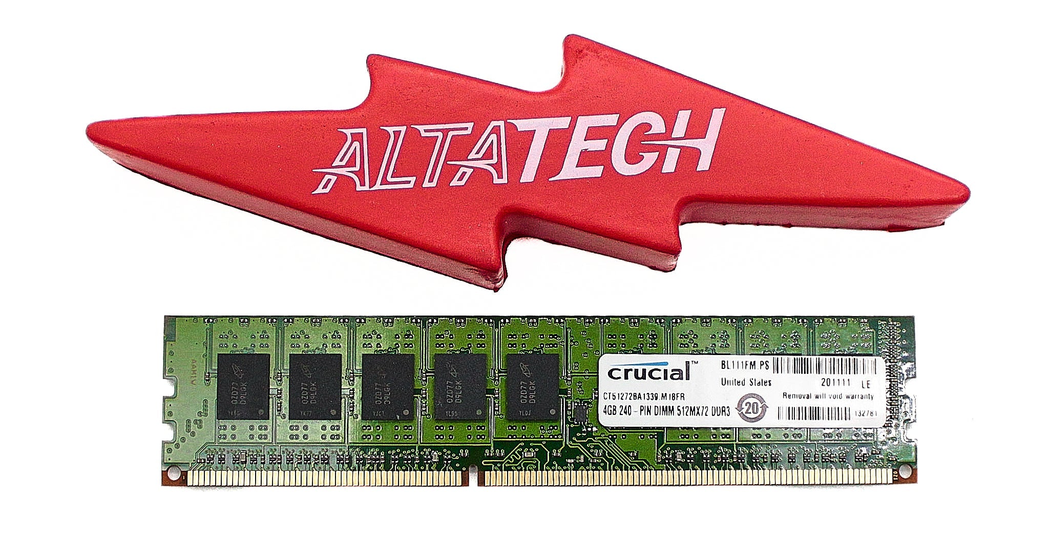 Dell CT51272BA1339.M18FKR 4GB PC3-10600E DDR3-1333 2RX8 ECC