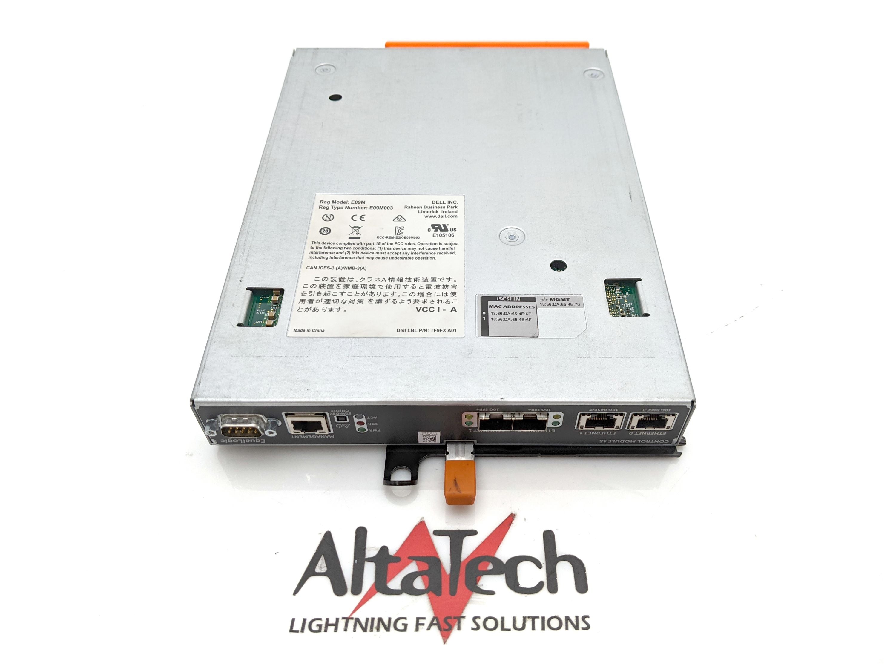 Dell 0D85Y9 EqualLogic Type 15 iSCSI Array Controller PN DCY2N