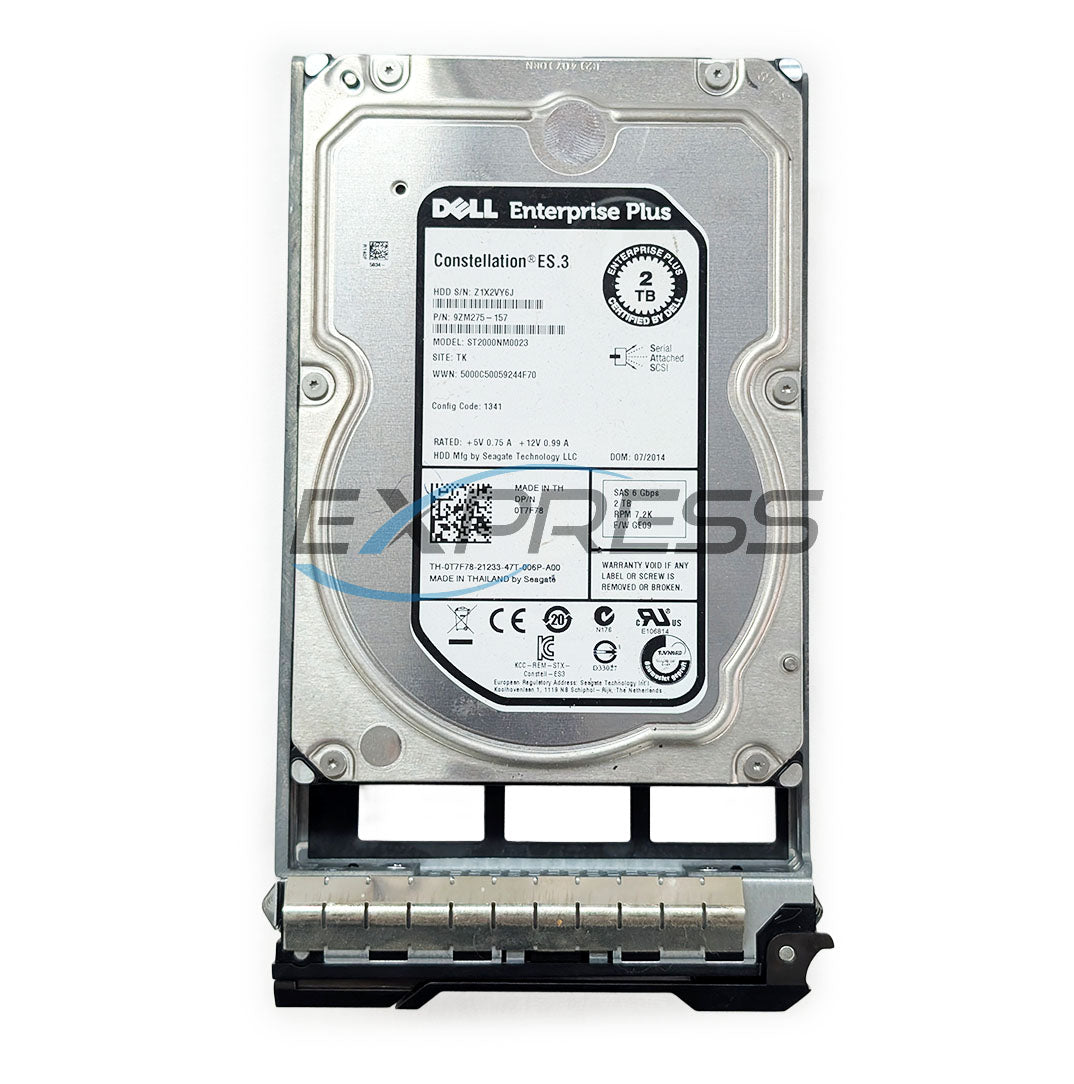 Dell Equallogic 3.5" 2TB SAS 6Gbps HDD | T7F78
