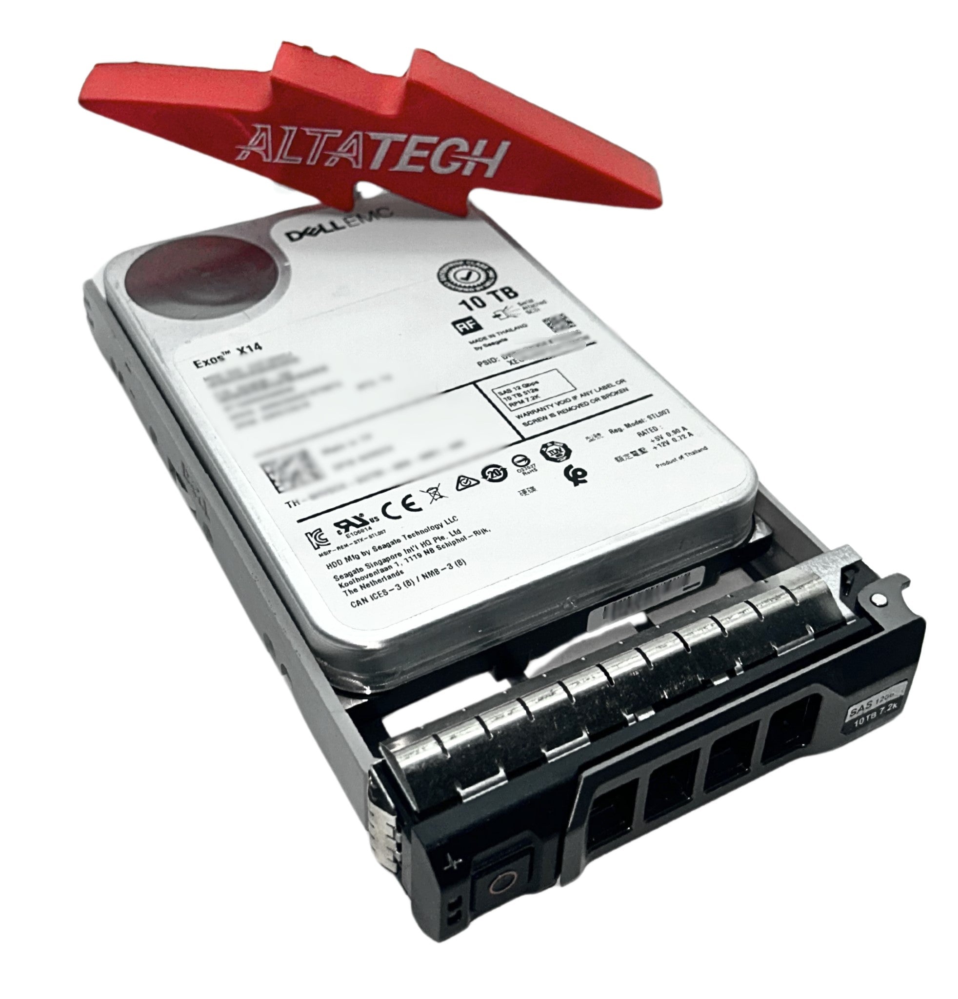 Dell HV5CH 10TB 7.2K SAS 3.5 12G 512E ST10000NM0598 / 2H3230-150