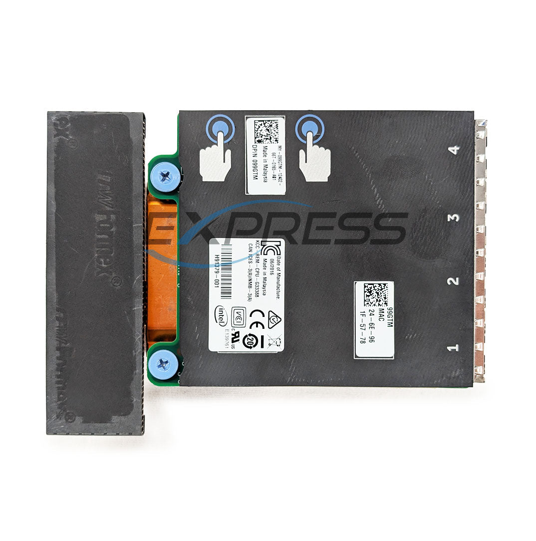 Dell Intel X540 Dual Port 10Gb Base-T + I350 Dual Port 1Gb Base-T rNDC | 99GTM