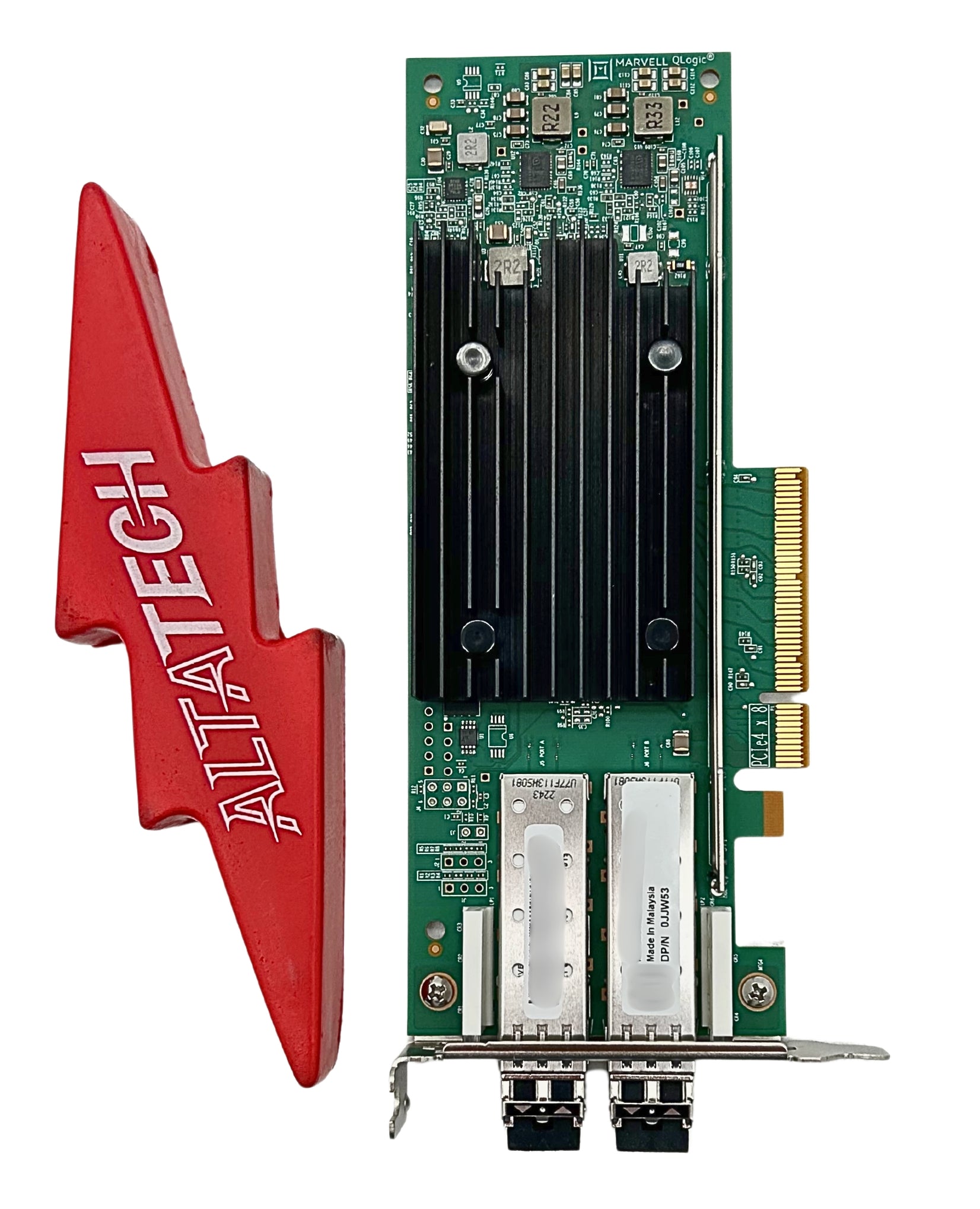 Dell JJW53 32GB SFP+ DP QLE2772 PCIe 4.0 HBA LP
