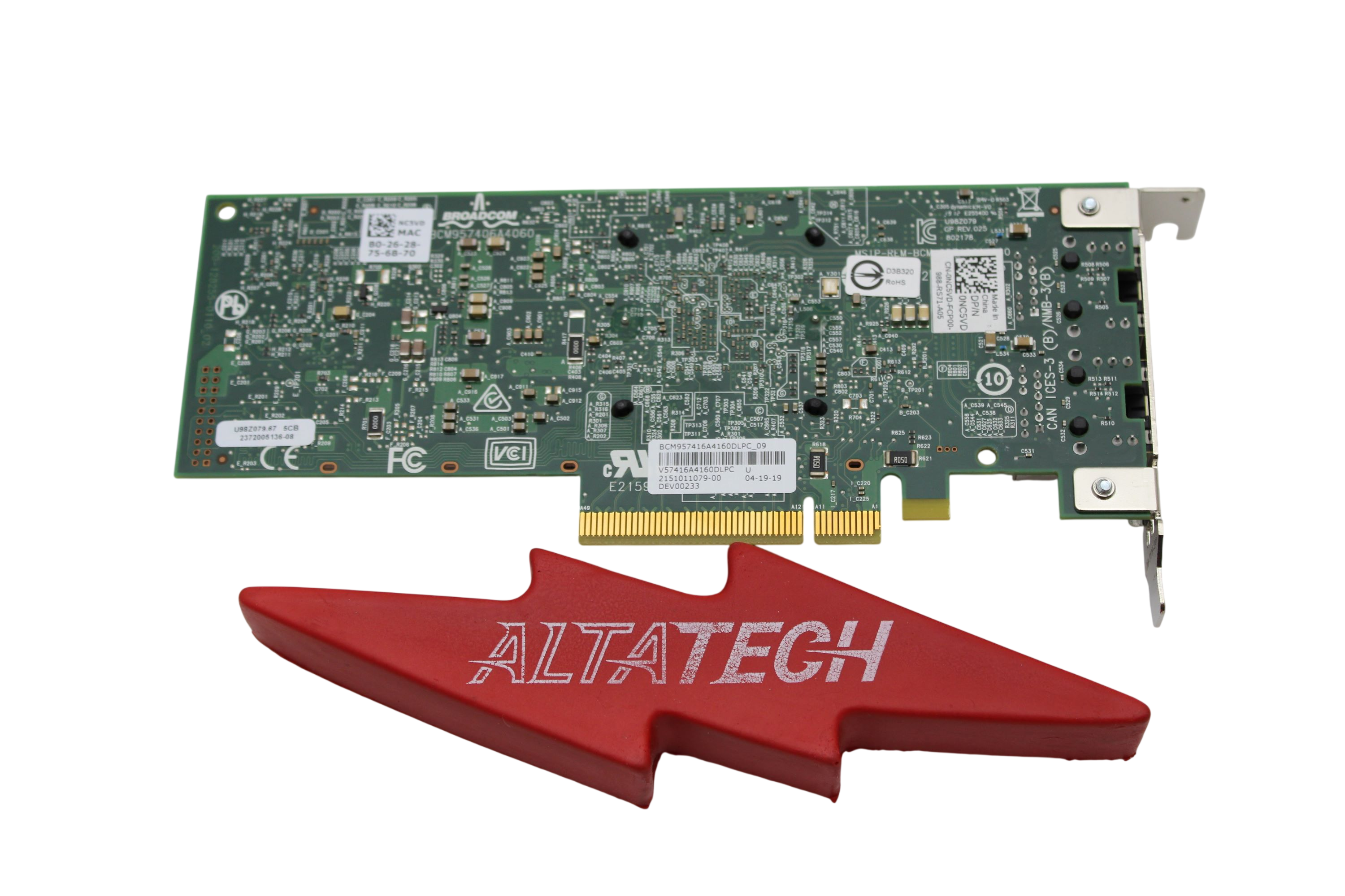 Dell NC5VD Broadcom 57416 10GB BASE-T DP LP