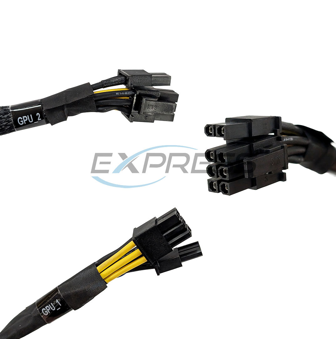 9PVH2 — Dell Poweredge R7960/R760 Riser 4 Dual 8-Pin GPU Power Cable | Dell PowerEdge R760