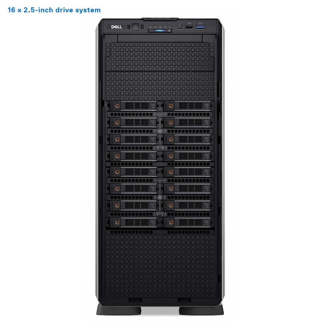 16x 2.5" Rack Chassis | Dell PowerEdge T560