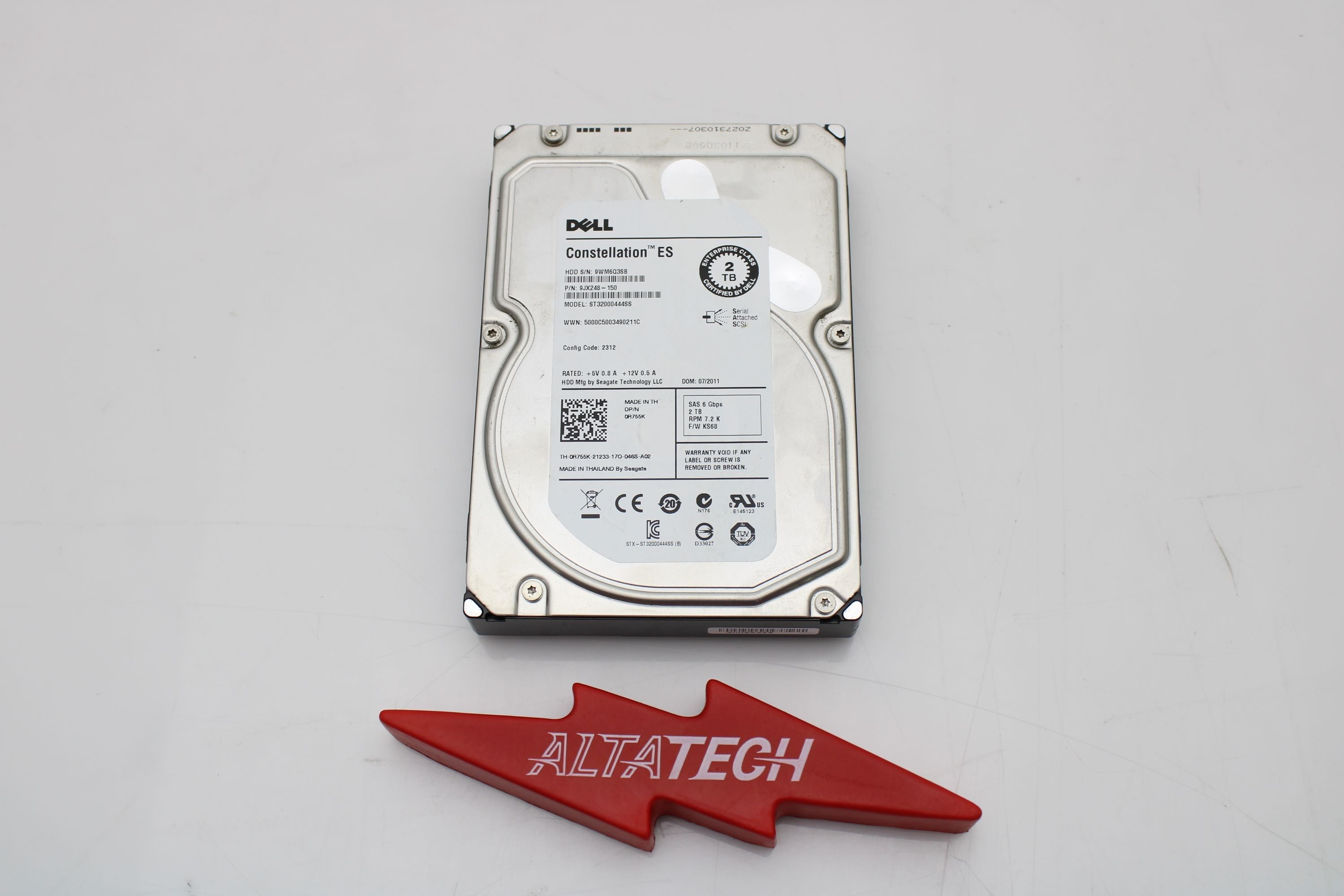 Dell R755K 2TB 7.2K SAS 3.5 6G ST32000444SS