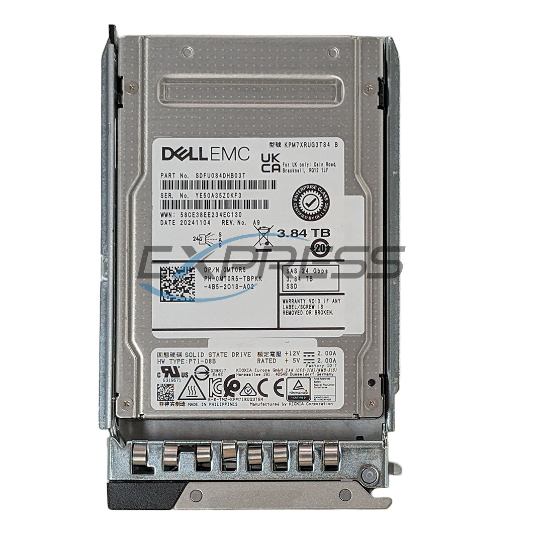 Dell 2.5" 3.84TB SAS 24Gbps RI SSD | MT0R5