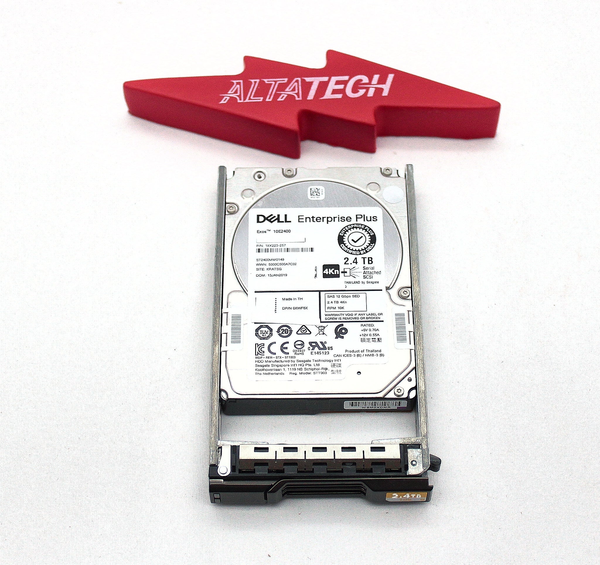 Dell XWF6X-CML 2.4TB 10K SAS 2.5 12G SED FIPS **ENT LVL / EFW-SF19**