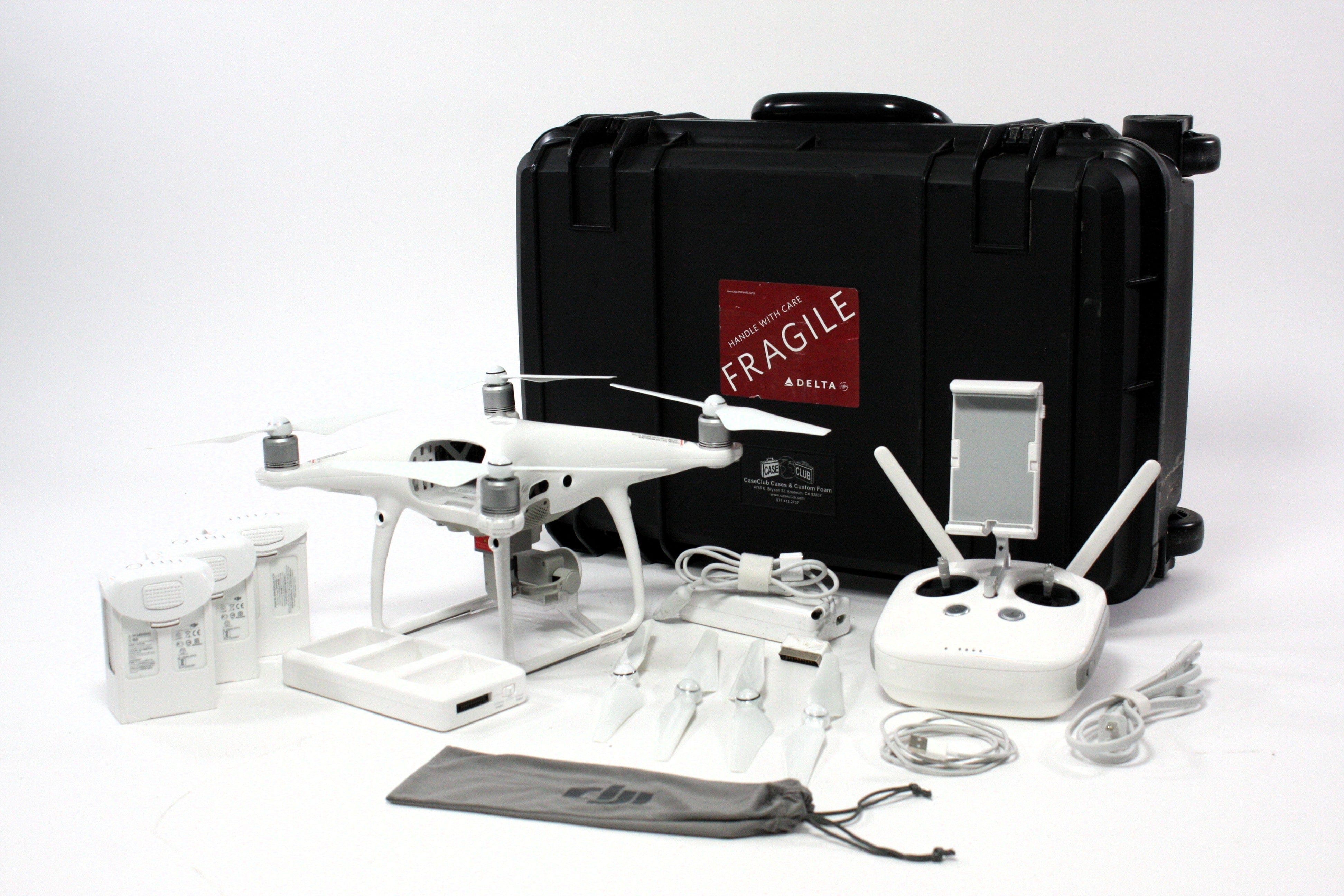 DJI Phantom 4 Drone Pro Model WM33IA with case