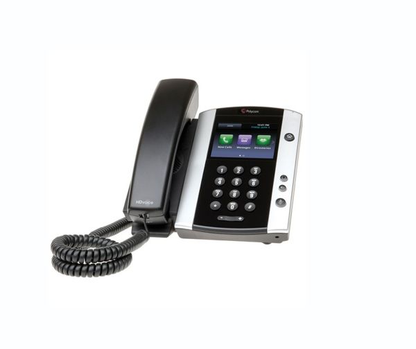 2200-44500-025 - Polycom VVX 500 12-Lines Dual-Port Ethernet 3.5-inch Touch Screen Color LCD Display IP Phone