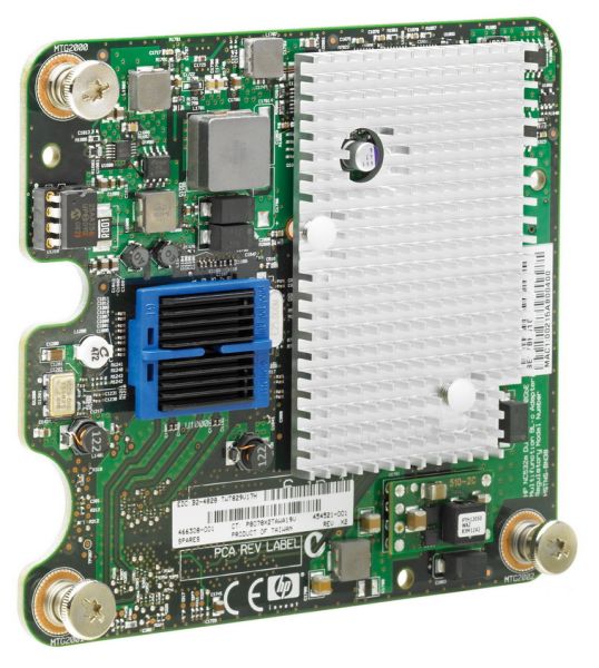 466308-001 - HP NC532M PCI-Express Dual Port Flex-10 10GbE Mezzanine Gigabit Ethernet Server Adapter for HP ProLiant c-Class BladeSystem