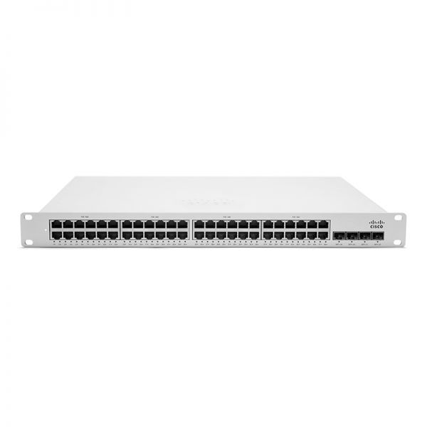 MS350-48LP-HW - Cisco Meraki MS350 48-Ports 10/100/1000BASE-T Ethernet Layer 3 Rack-mountable Cloud Managed Stackable Switch with 4-Ports SFP+