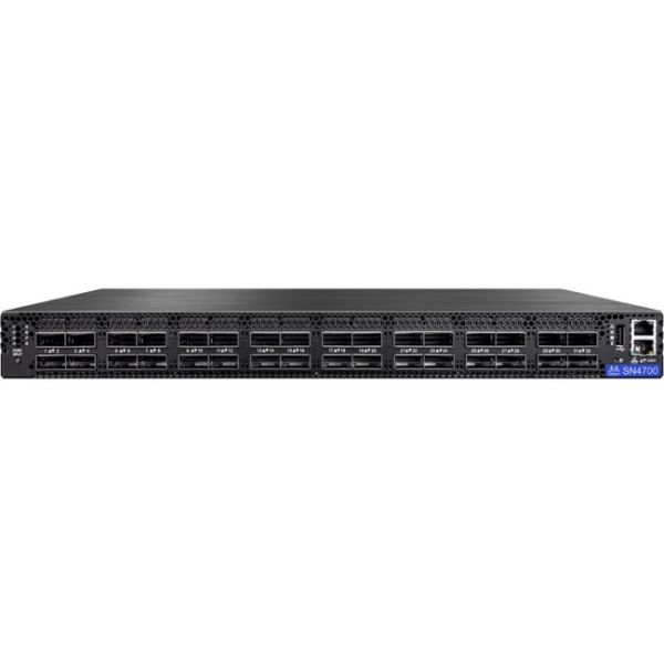 MSN4700-WS2FO - Mellanox Spectrum-3 SN4700 Series 32-Ports 400GbE QSFPDD 1U Network Switch
