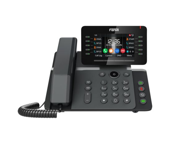 V65 - Fanvil 20-Lines Dual-Port Ethernet 4.3-inch LCD Bluetooth Wi-Fi Prime Business VoIP Phone