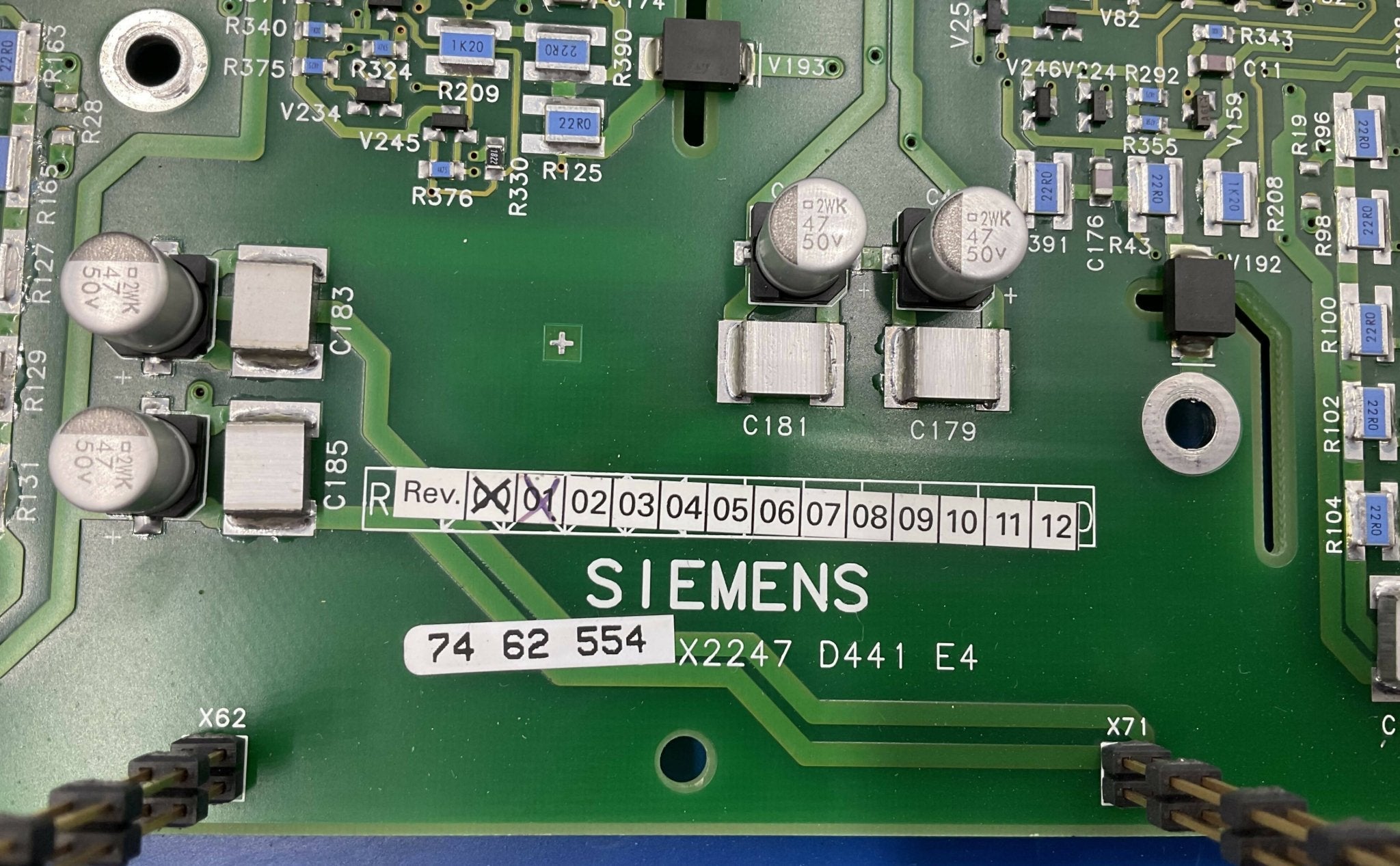 E-BOX CONTROL BOARD D441 (7462554/07462554 SIEMENS