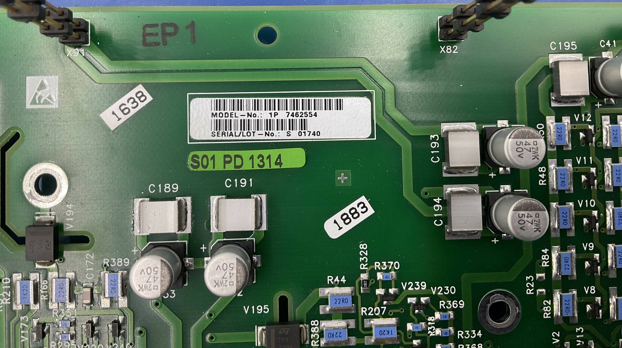 Siemens 7462554 - E-Box Control Board D441 CT PCB Connector | Alo Tech Solutions