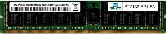P27132-B21 - HPE Compatible 32GB PC4-23400 DDR4-2933Mhz 2Rx4 1.2v ECC Registered RDIMM