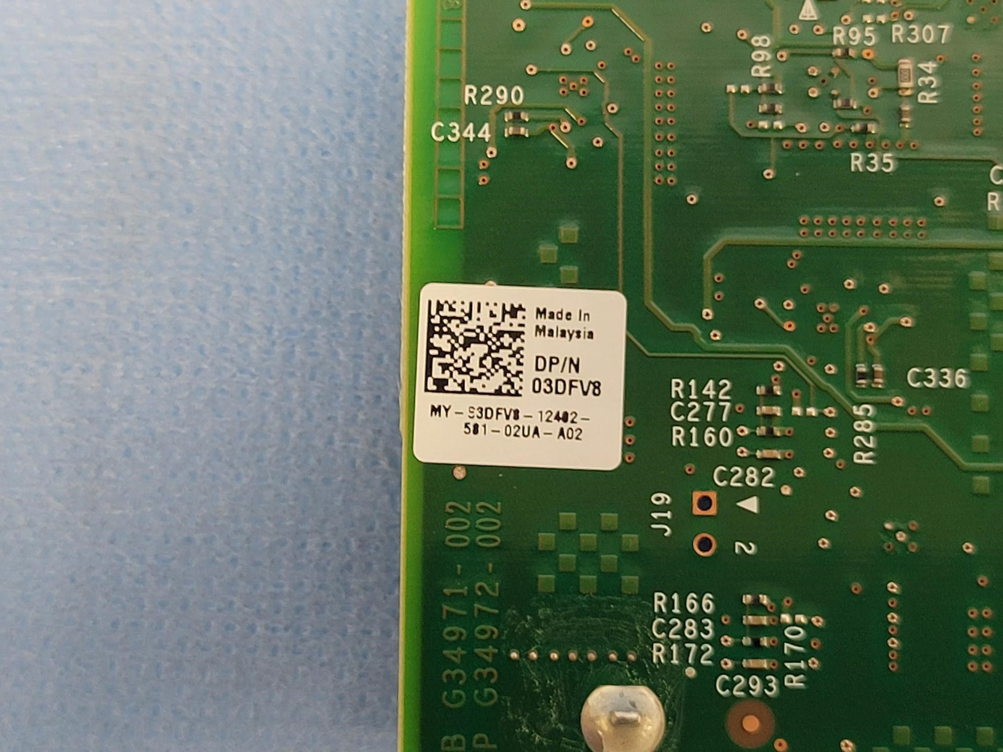 Dell 3DFV8 Intel X540-T2 Dual Port 10GBASE-T Converged Network Adapter - Low Pro