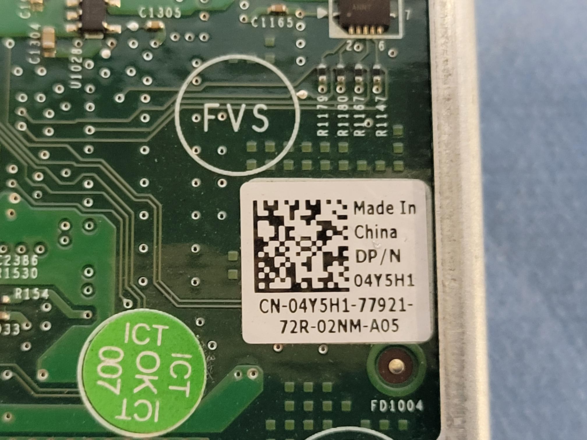 Dell 4Y5H1 PERC H330 12Gb/s SAS/SATA PCIe RAID Controller Card