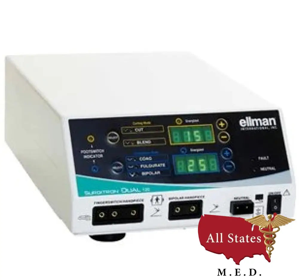 Ellman 120 IEC Surgitron 4.0 Dual EMC RF Electrosurgical System NEW STYLE