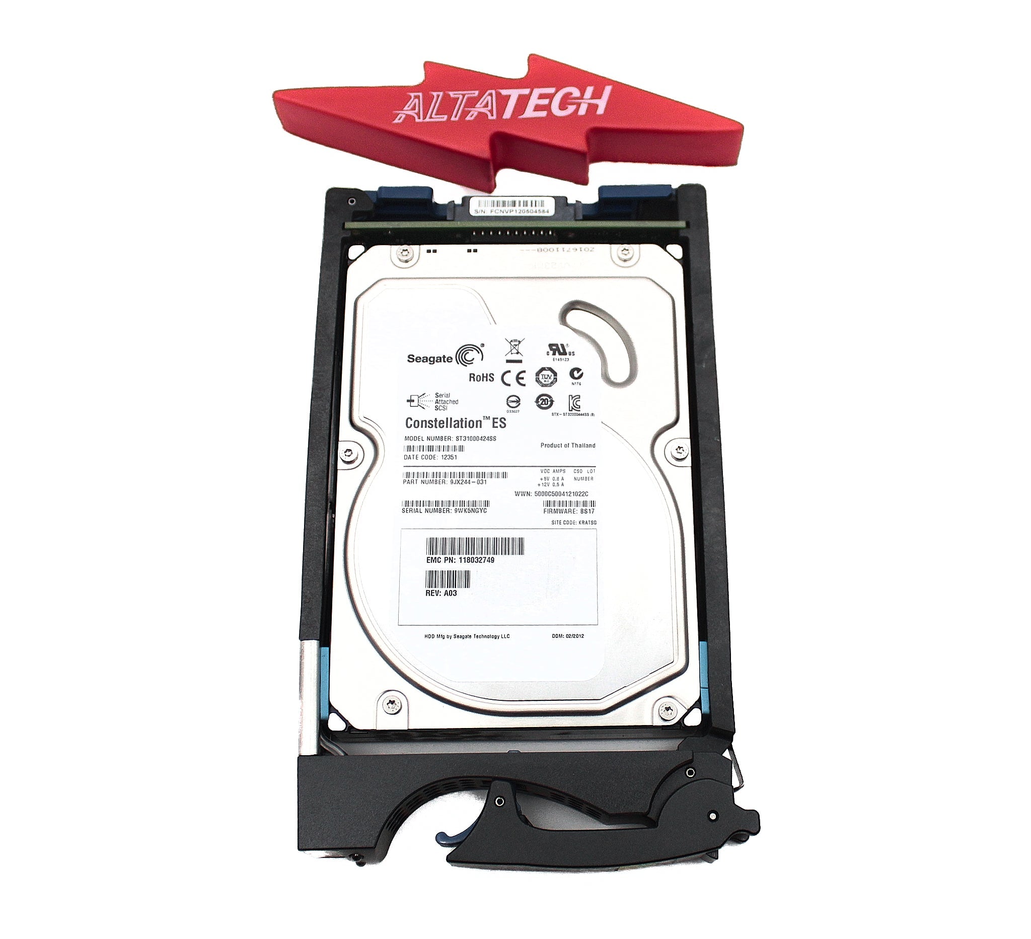 EMC 005049407 1TB 7.2K SAS 3.5 6G HDD VNX5100/53