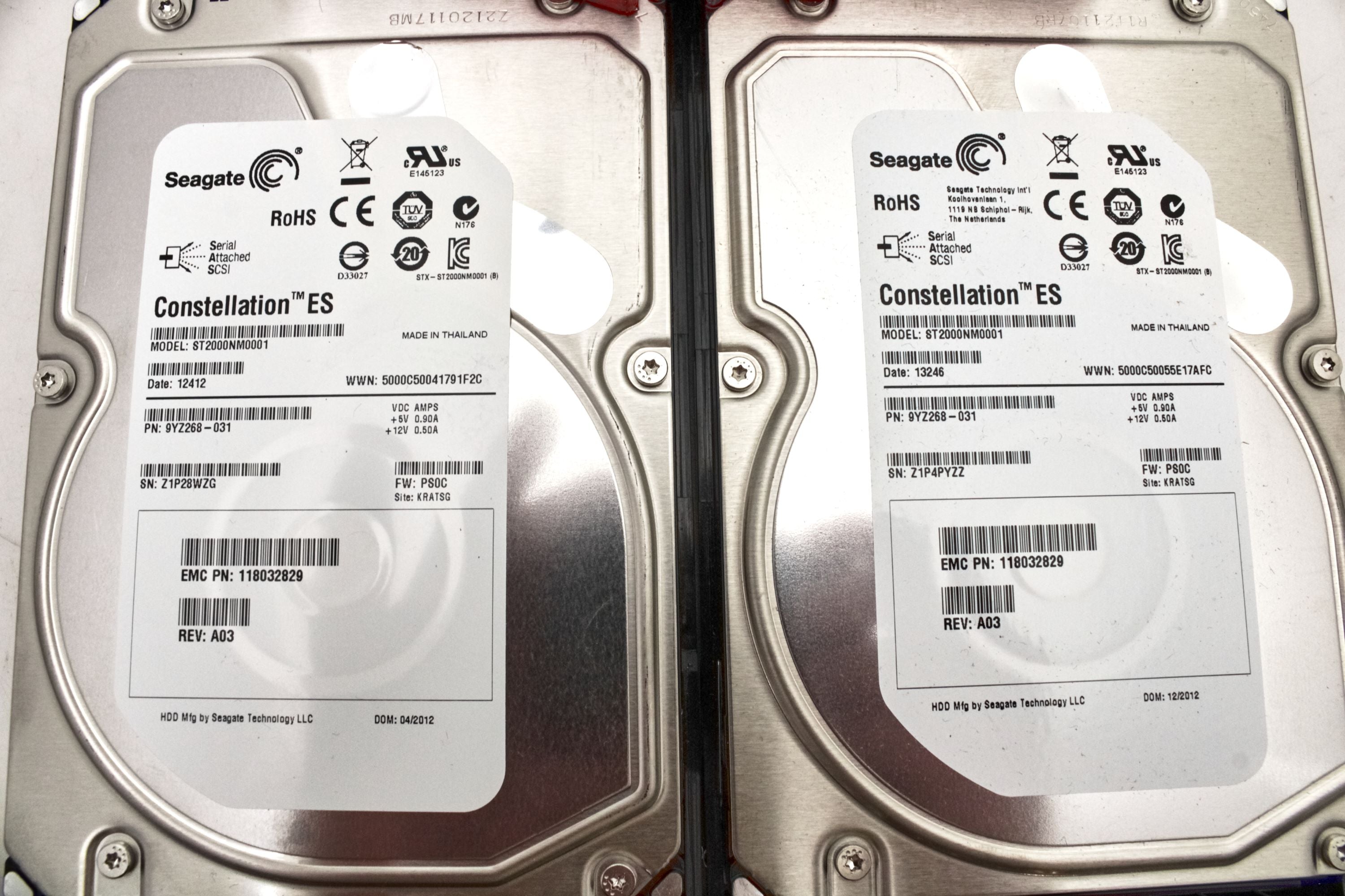 EMC 005049498_x4 2TB 7.2K SAS 3.5 6G VNXE3100/3150 V2-PS07-020