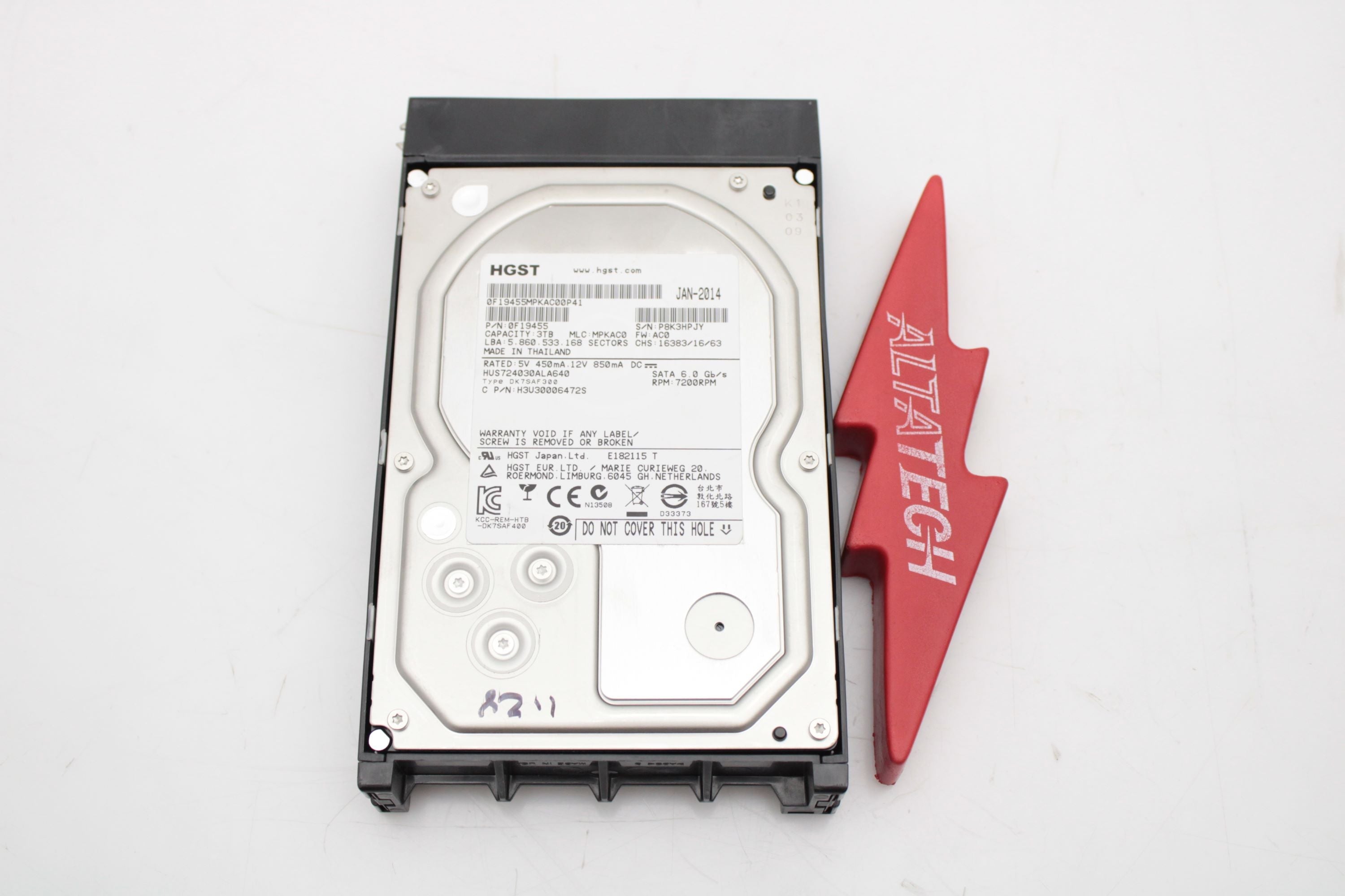 EMC 0F19455-ISILONG 3TB 7.2K SATA 3.5 6G X200/X/NL400