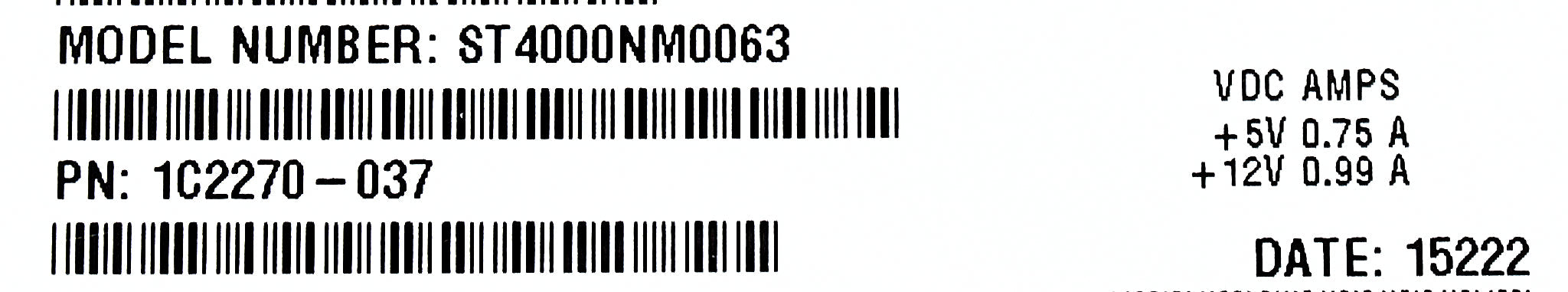 EMC 1C2270-037-ISILON 4TB 7.2K SAS 3.5 6G SED ISILON