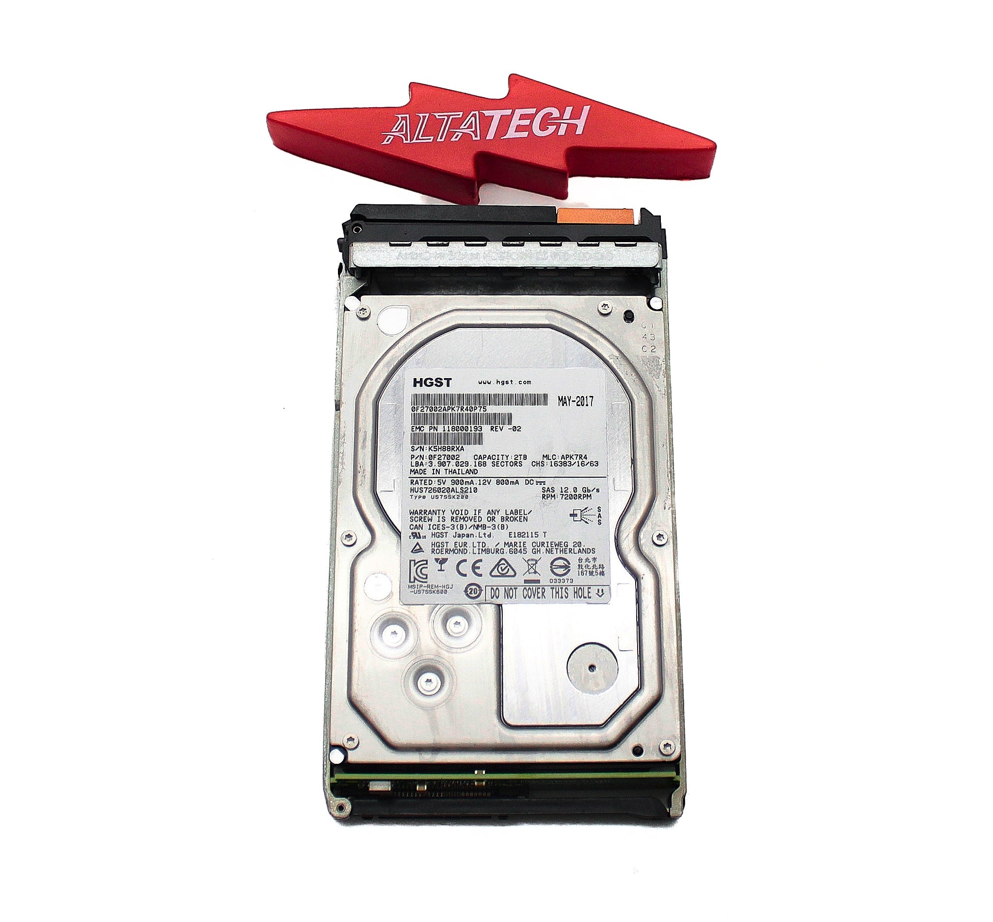 EMC 5051924 2TB 7.2K SAS 3.5 6G Data Domain