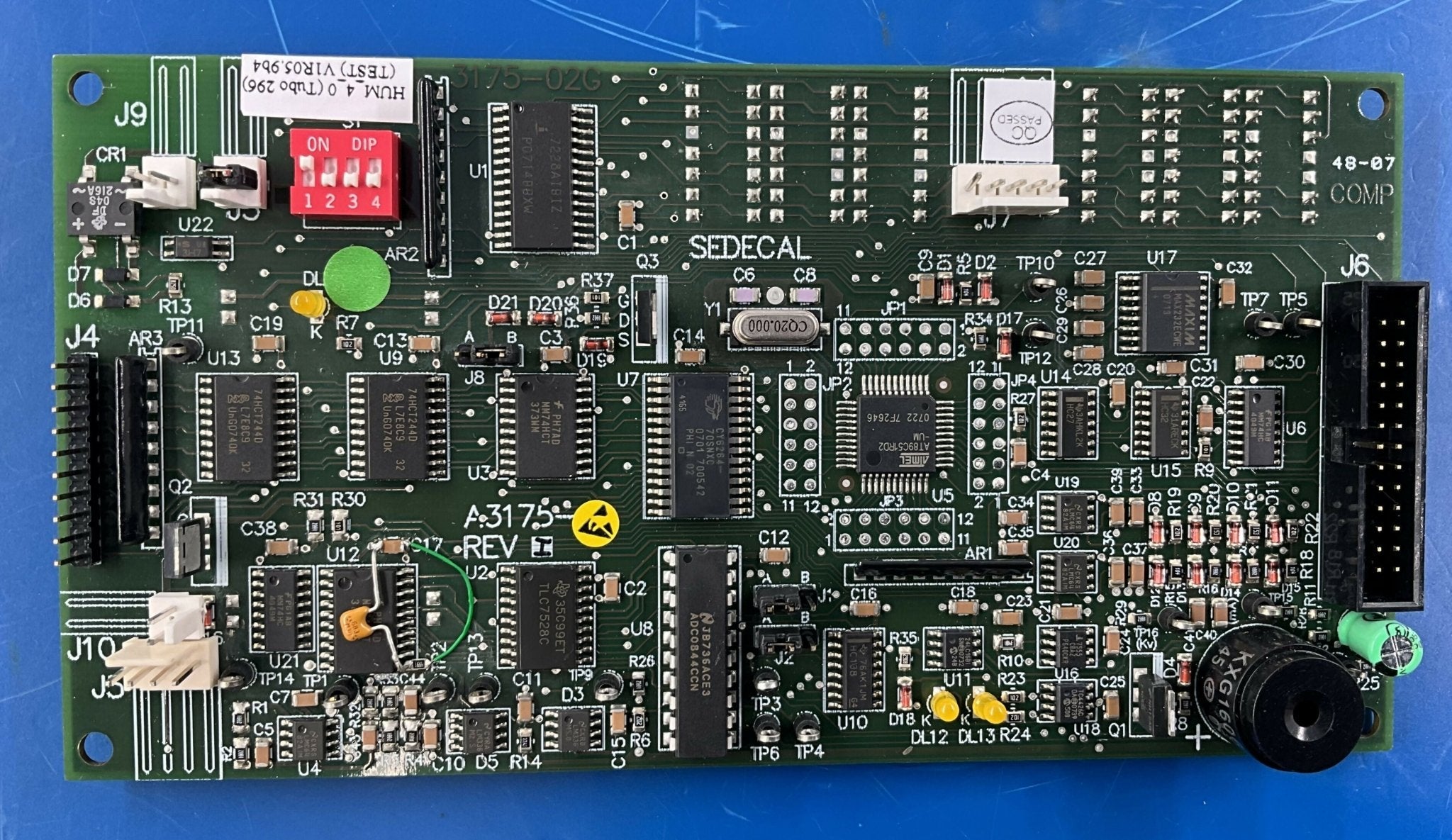 EMI FILTER BOARD (2406586/A3175-01 SEDECAL /GE